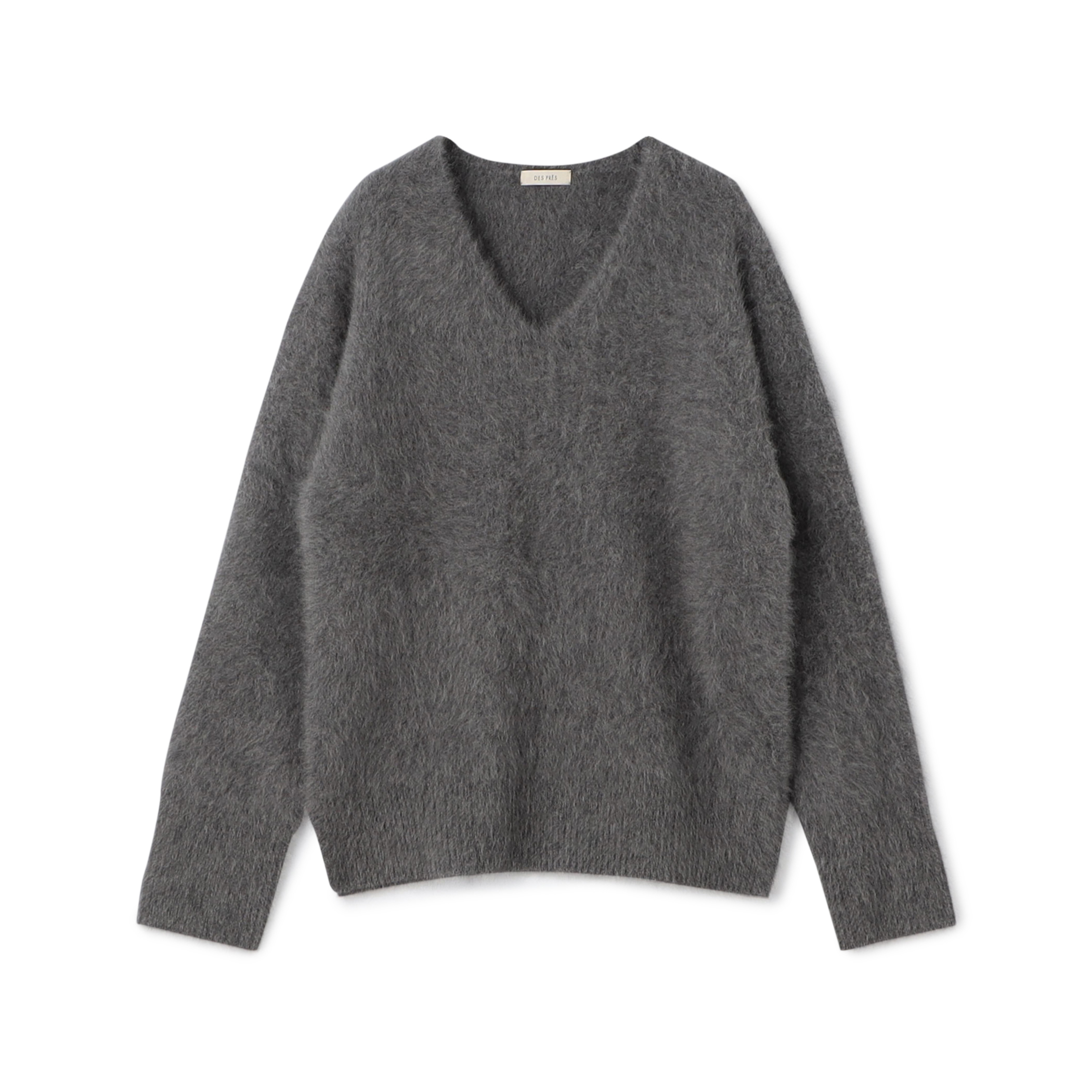 フォックスカシミヤ Vネックプルオーバー