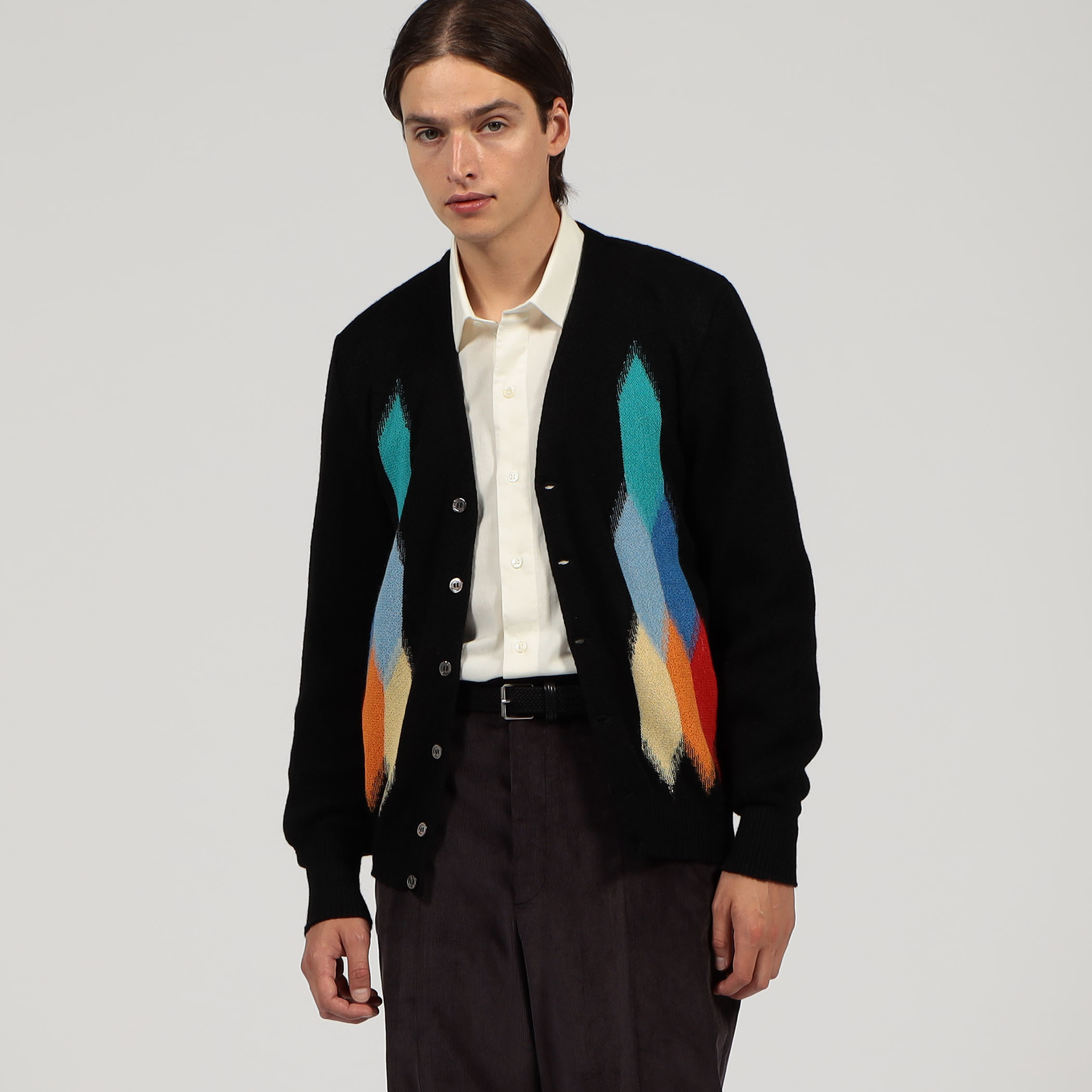 l*e様 FANNI LEMMERMAYERカーディガン FANNI LEMMERMAYER/ファニ レママイヤー】マルチストライプ