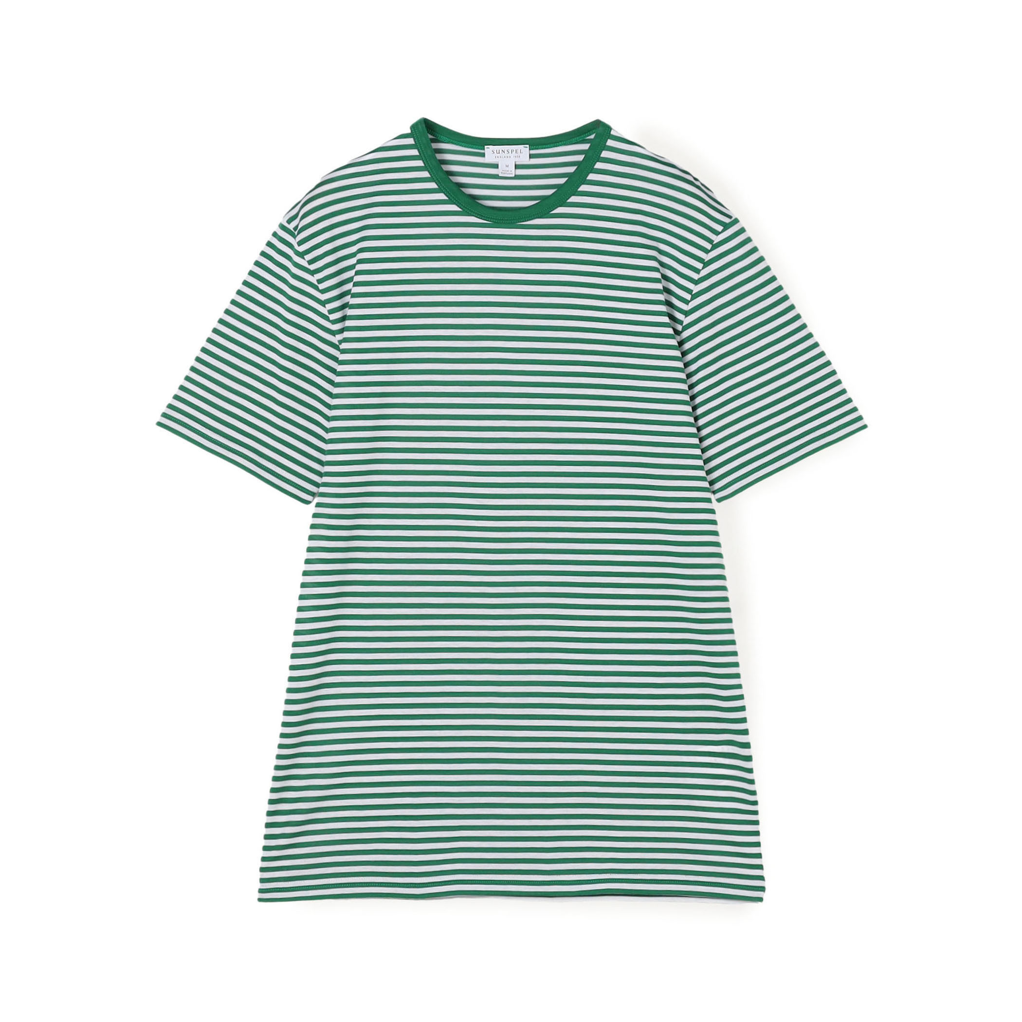 SUNSPELコットン クラシック ボーダーTシャツ