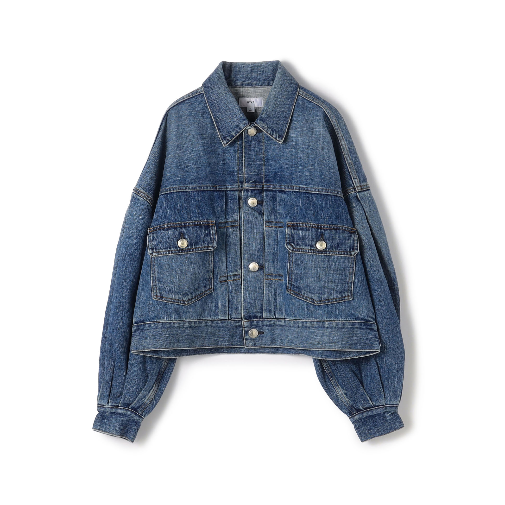 HYKE BALLON DENIM JACKET｜トゥモローランド 公式通販