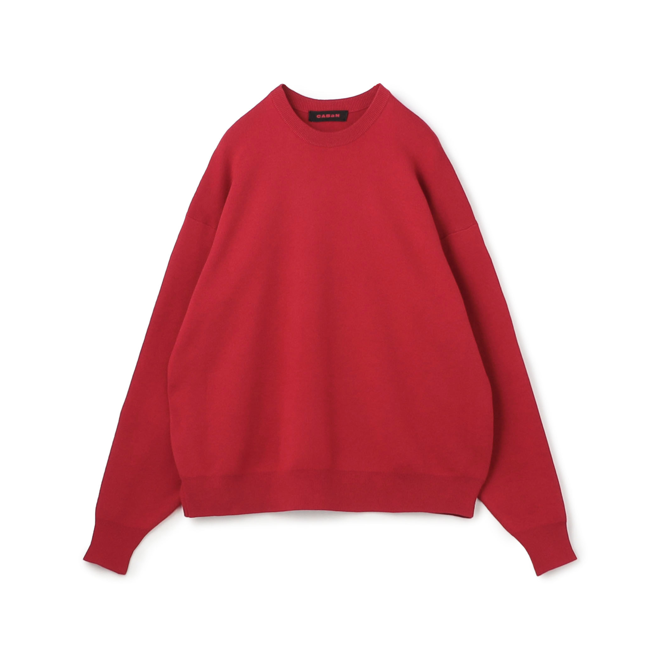 コットンカシミヤ クルーネックプルオーバー