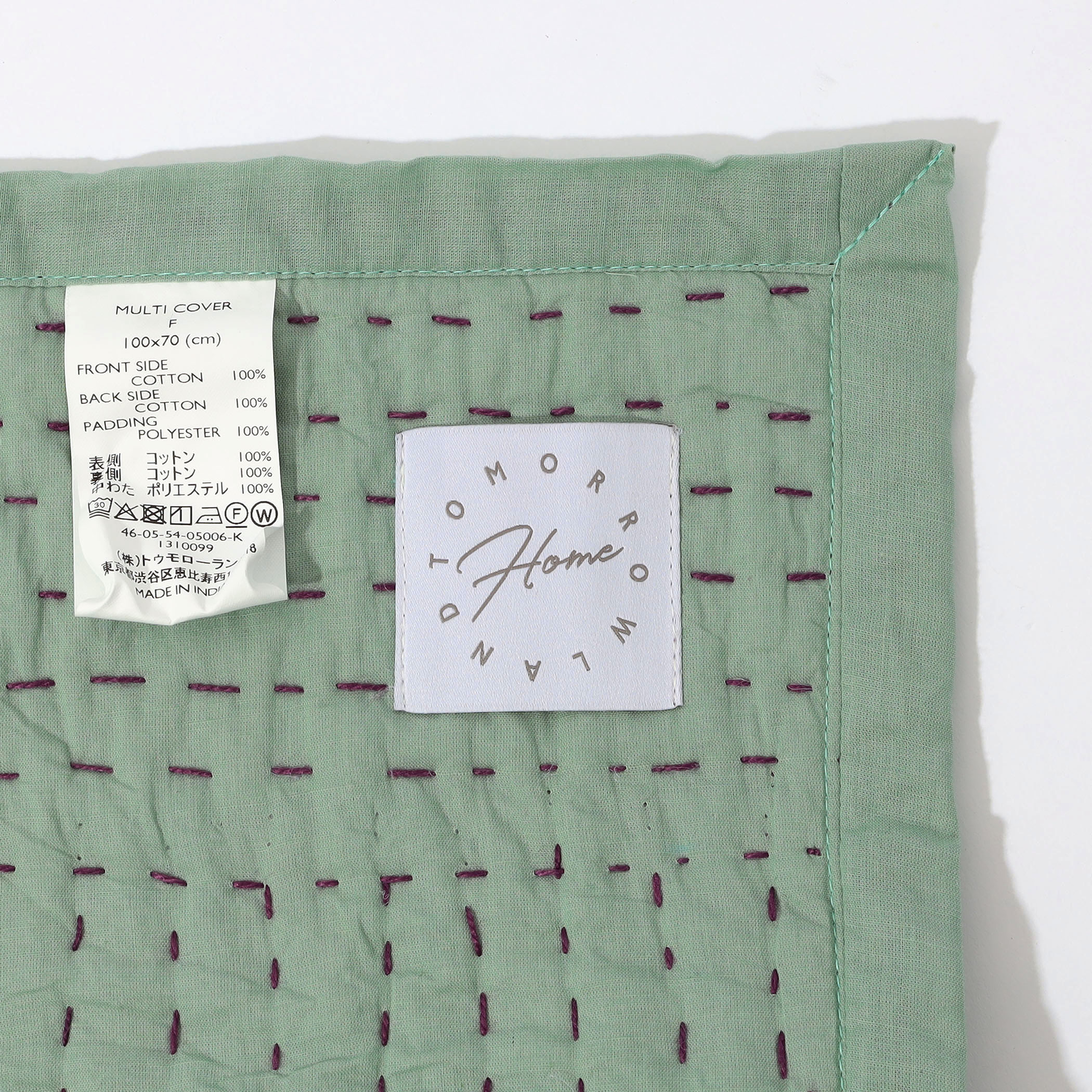 ブロックプリントキルト マルチカバー S｜トゥモローランド 公式通販