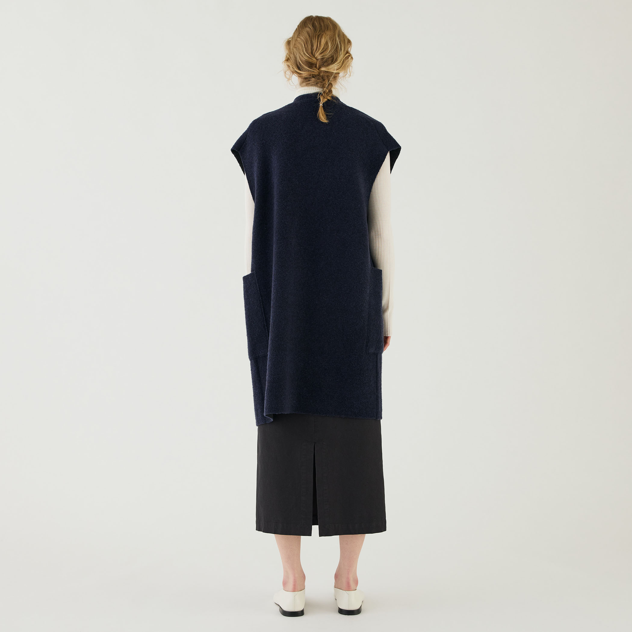 momomi新品未使用　GALERIE VIEブークレダブルフェイス ブークレダブルフェイス ミドルジレ｜トゥモローランド 公式通販