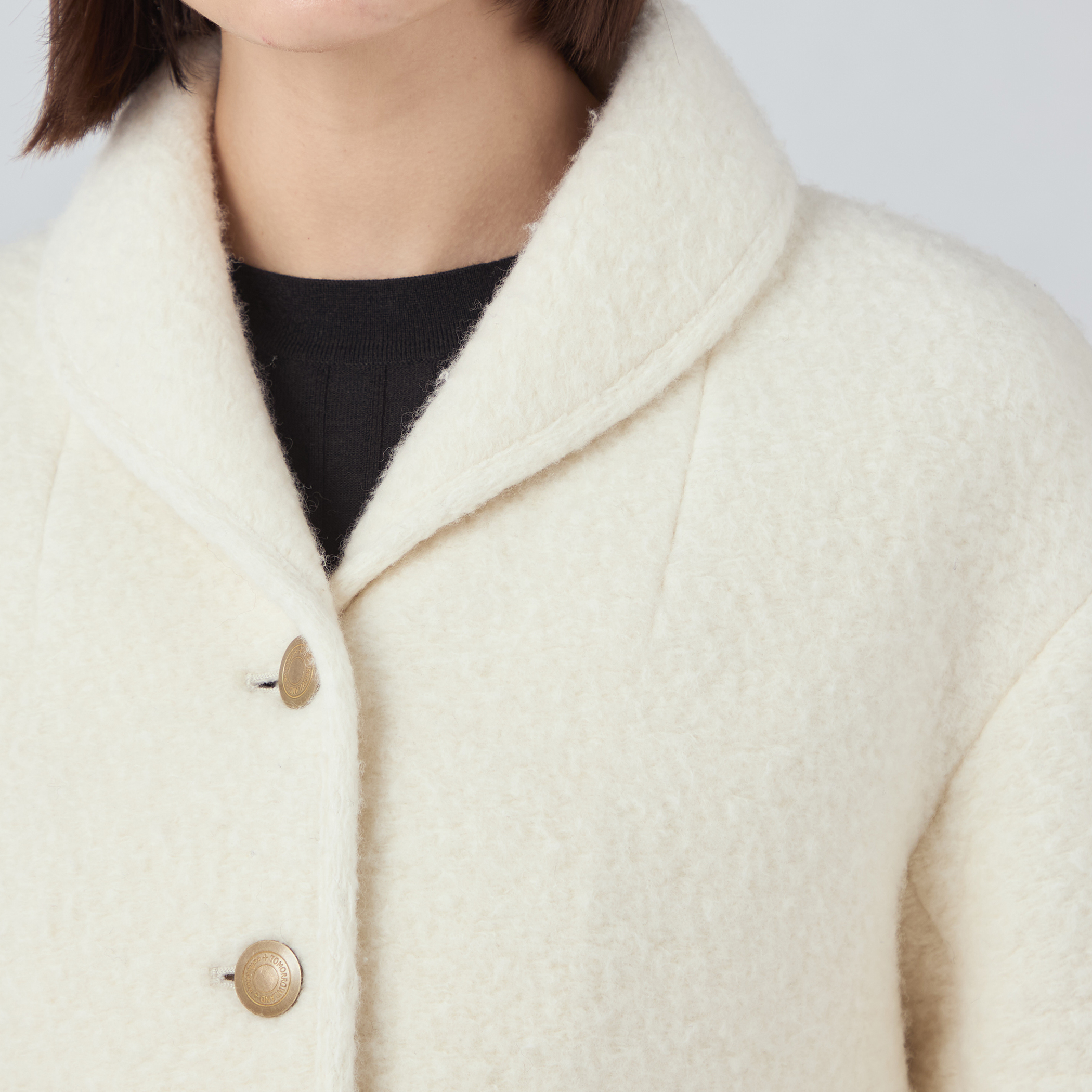 シープニット ショールカラージャケット｜トゥモローランド 公式通販