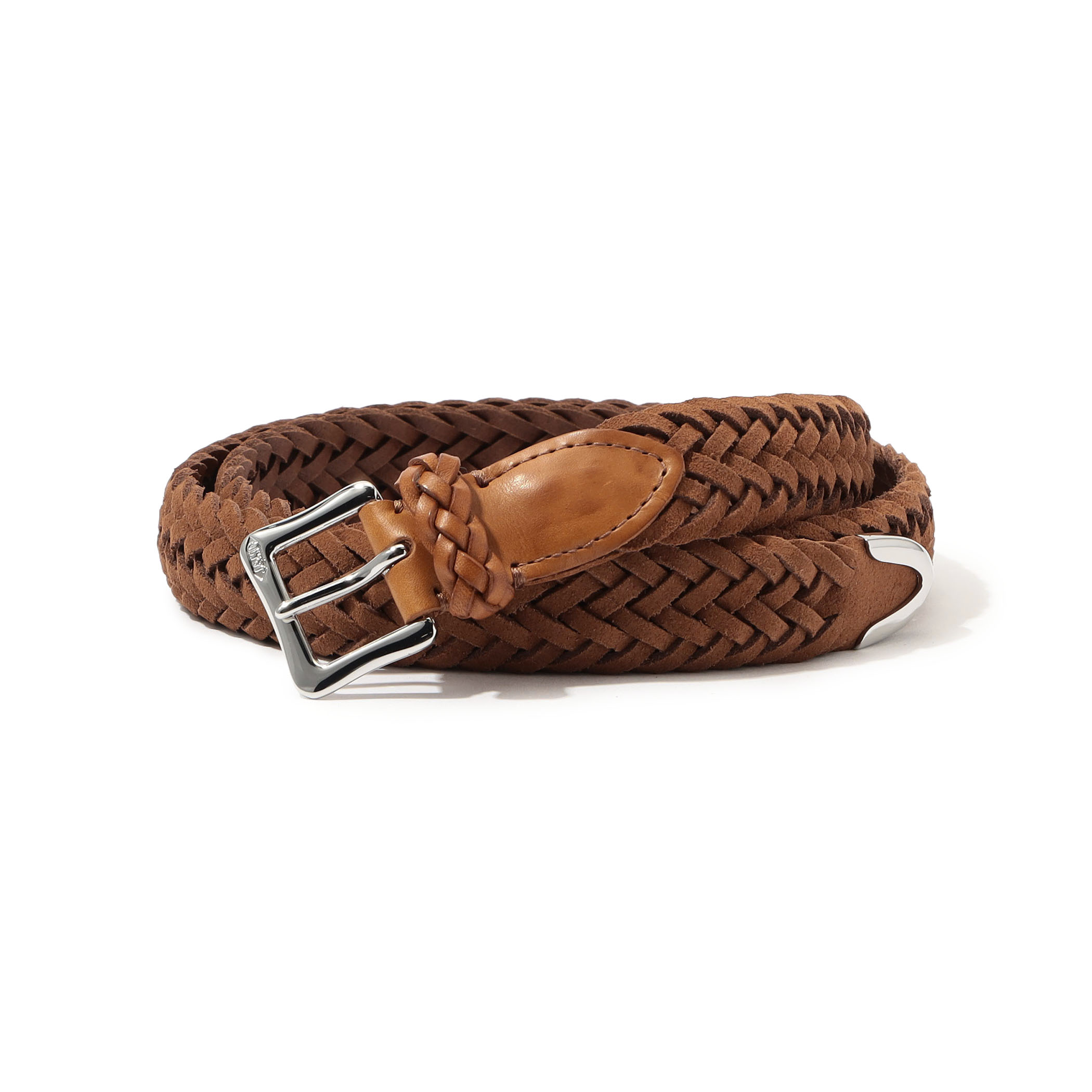 J&M DAVIDSON ENVELOPE BUCKLE TIP END 25MM LEATHER レザーメッシュベルト