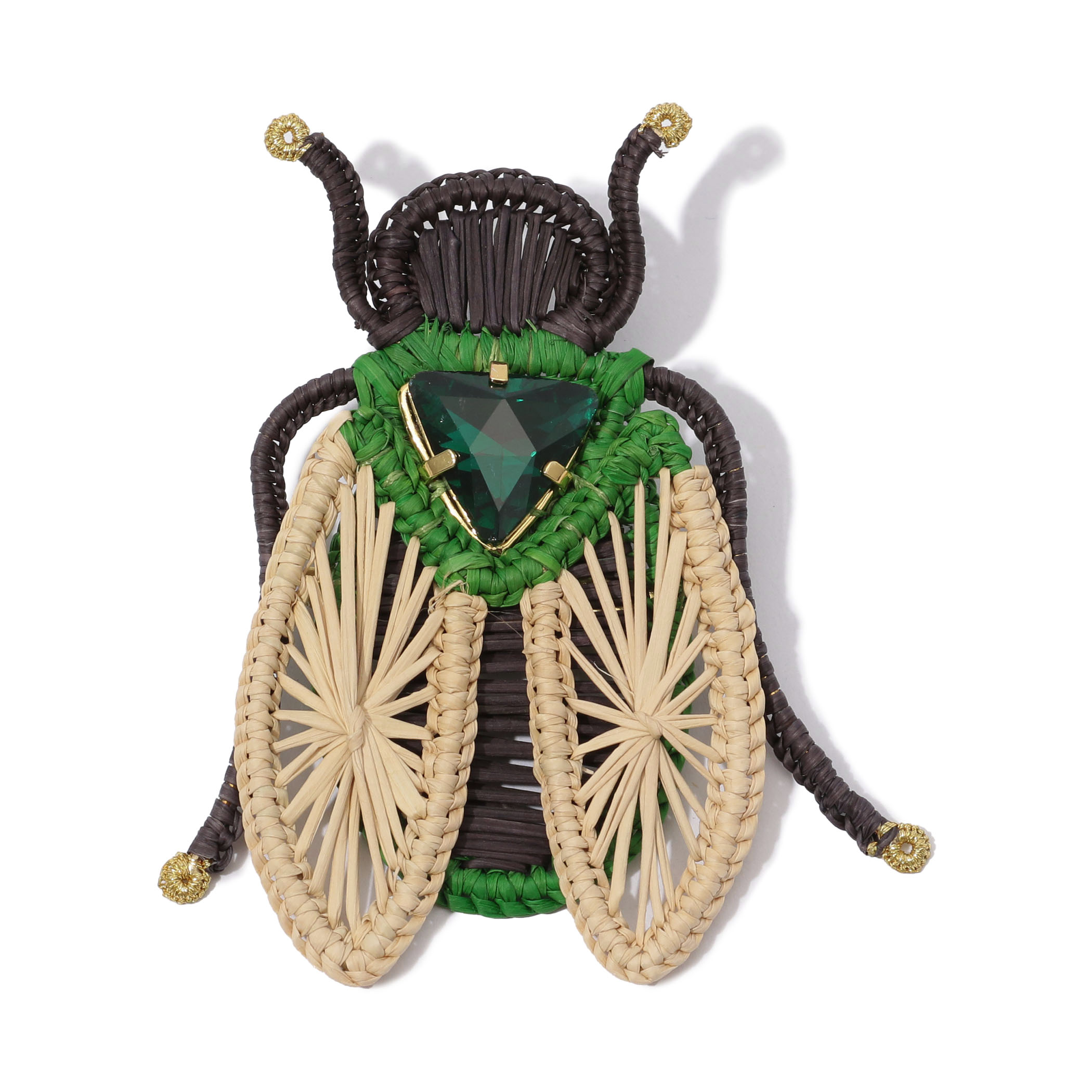 Mercedes Salazar June Beetle ブローチ