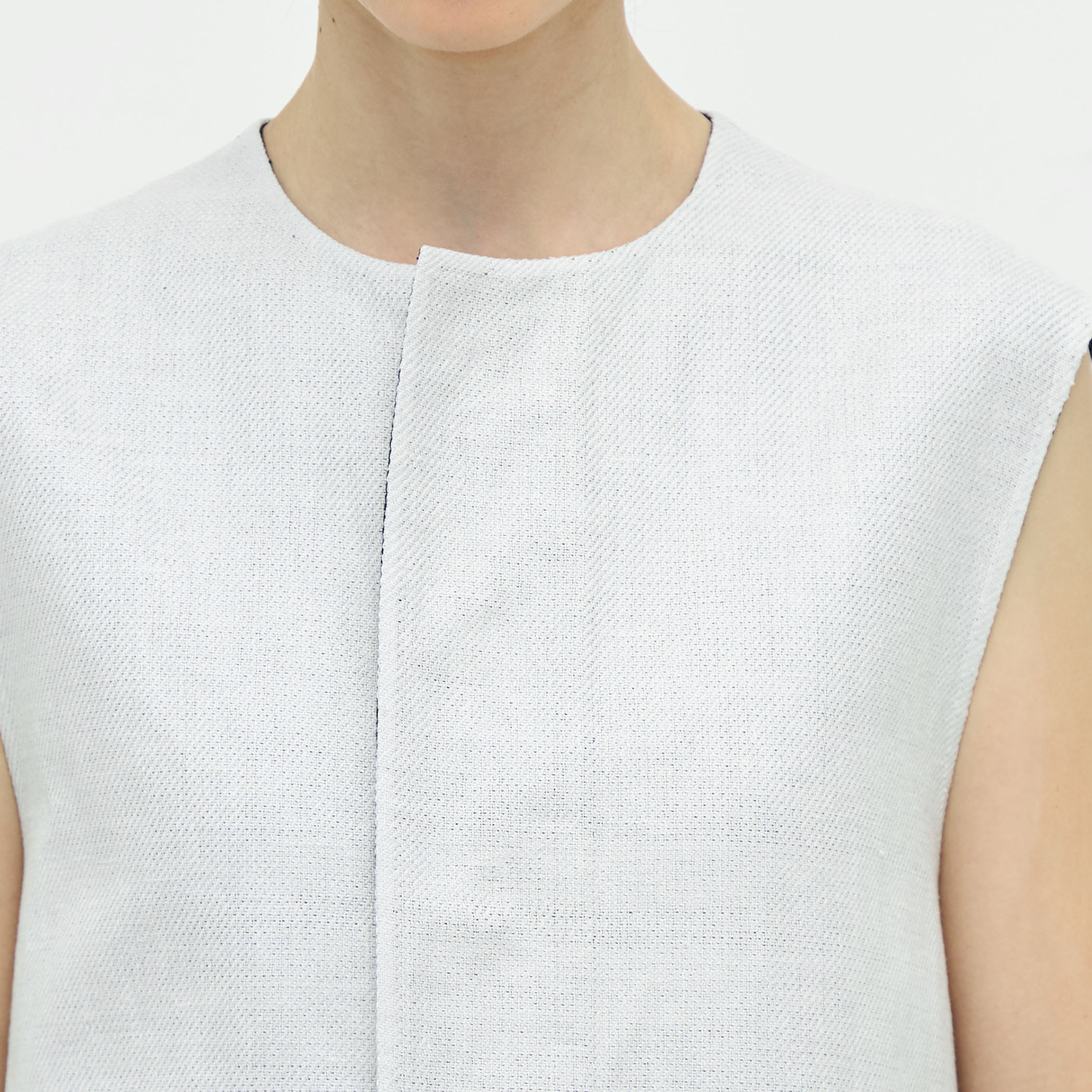 TOMORROWLAND.B / リネンコットンツイルダブルフェイステントシャツ