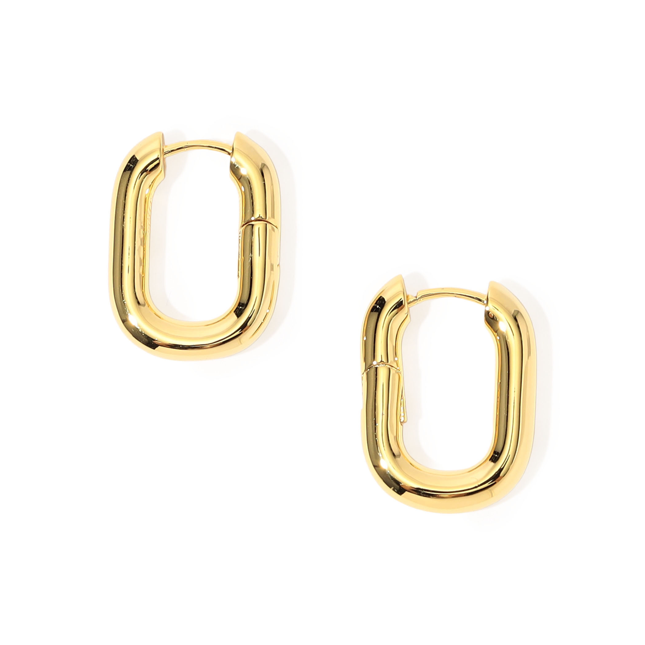 LUV AJ XL CHAIN LINK HOOPS ピアス