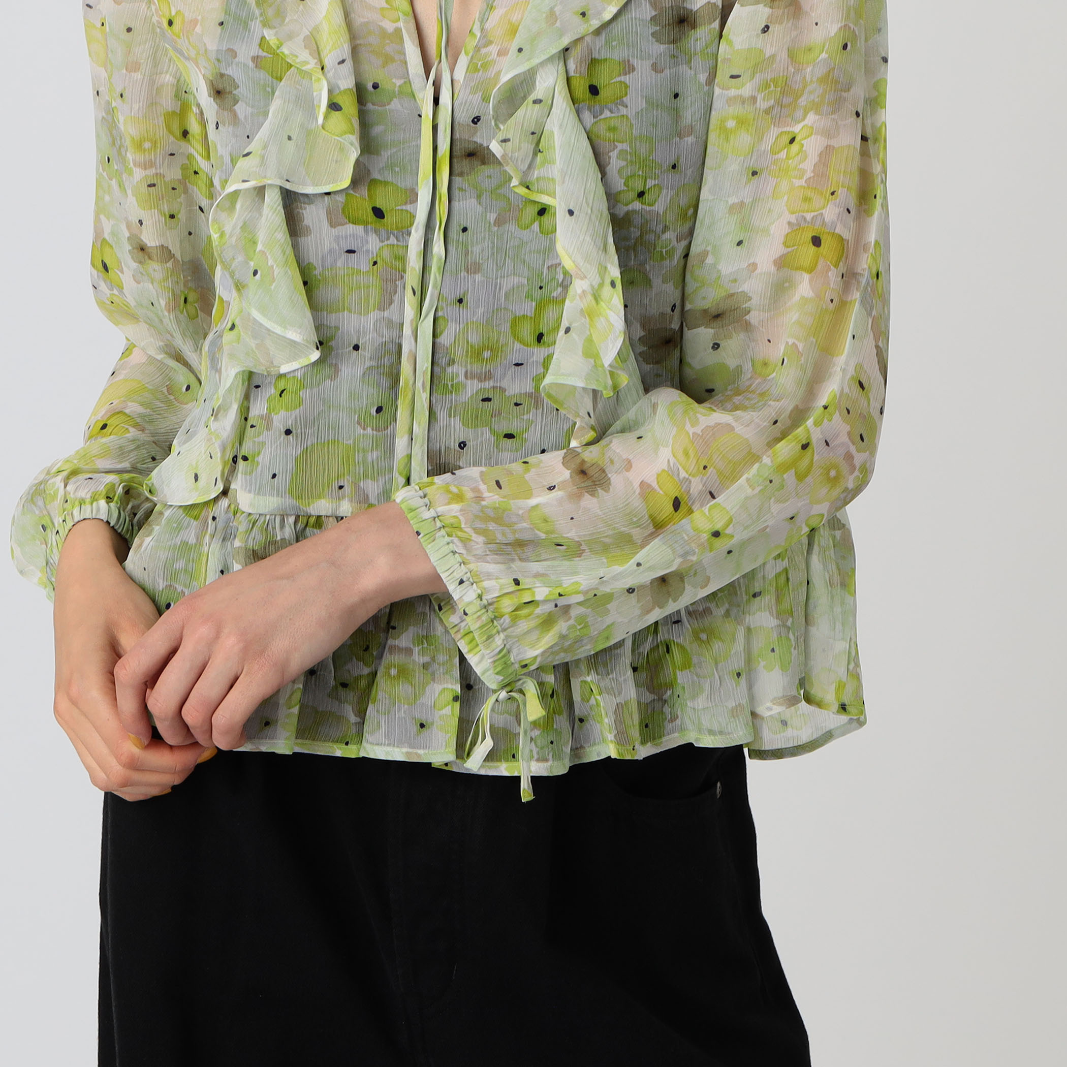 ブラウス シャツ BAUM UND PFERDGARTEN MIKAELA シフォンブラウス レディース BAUM UND PFERDGARTEN MIKAELA シフォンブラウス