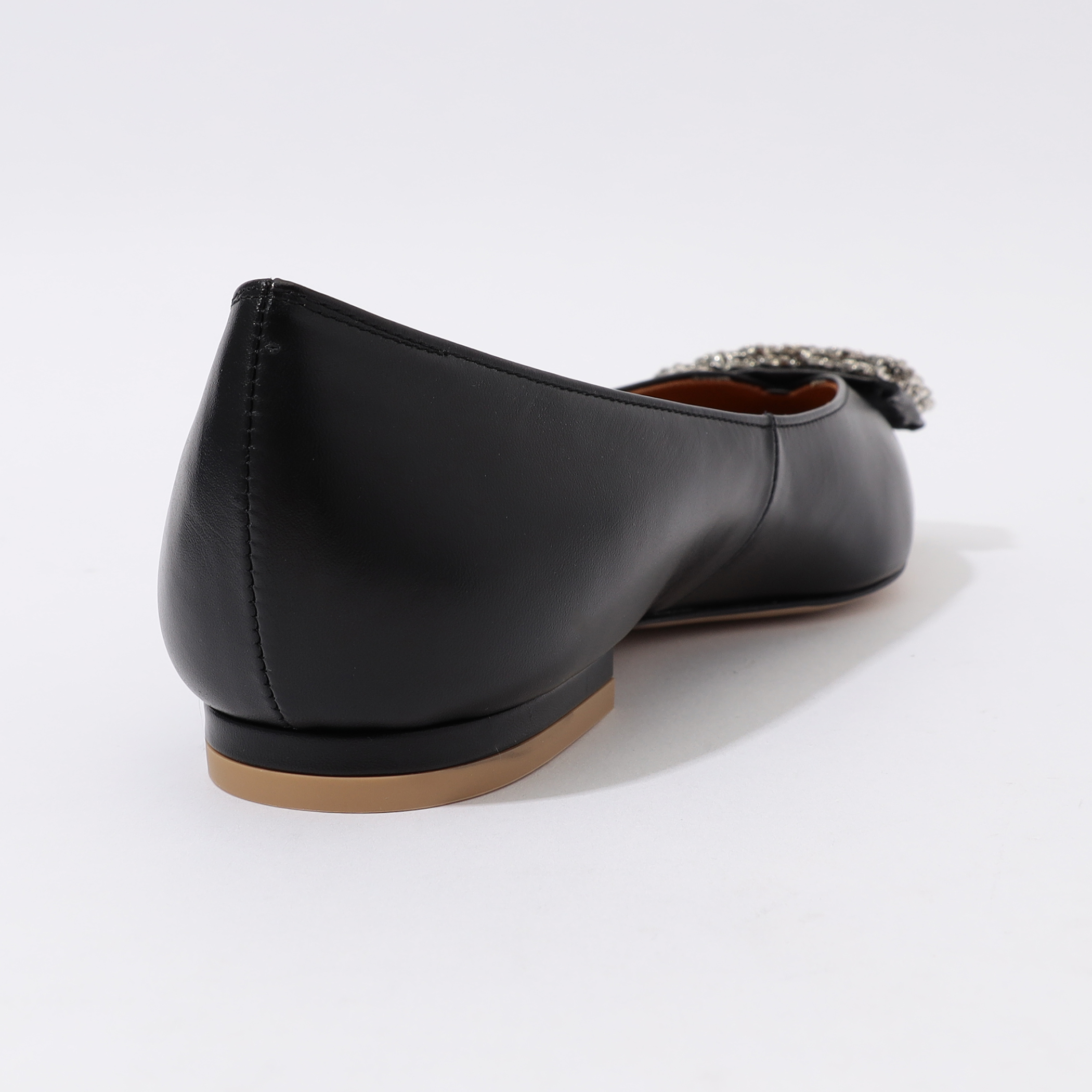 PIPPICHIC 37.5 ANNA V JEWERLYフラットシューズ　黒 PIPPICHIC ANNA V JEWERLY 9 フラットシューズ