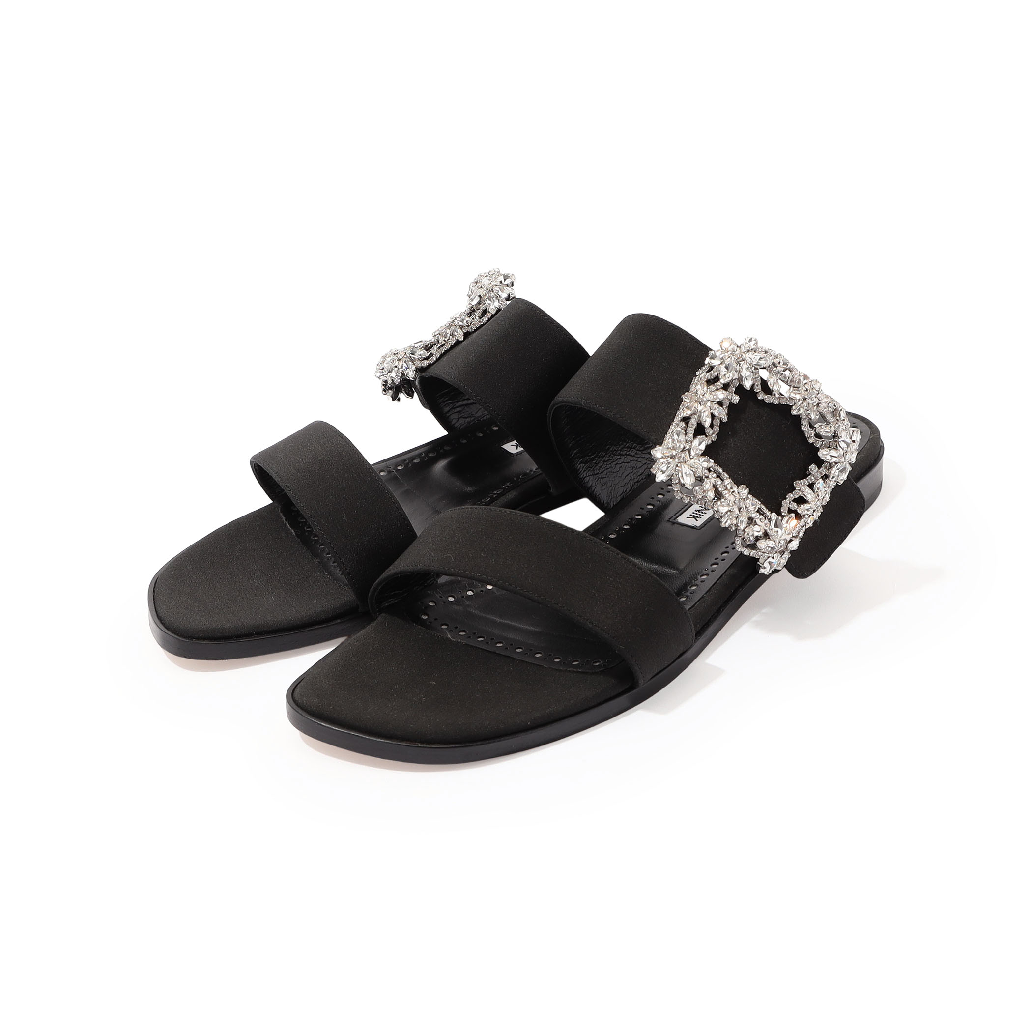 MANOLO BLAHNIK フラットサンダル　37 MANOLO BLAHNIK TITUBAFLAT_JEWEL フラットサンダル｜トゥモローランド