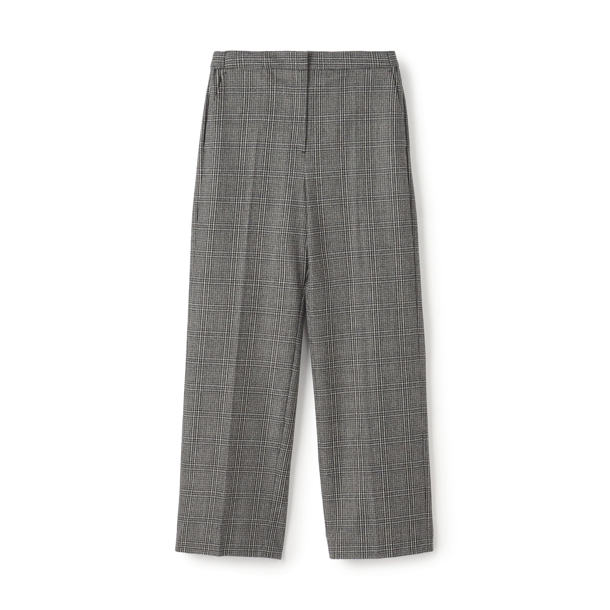 フランネルウールストレッチ セミワイドパンツ