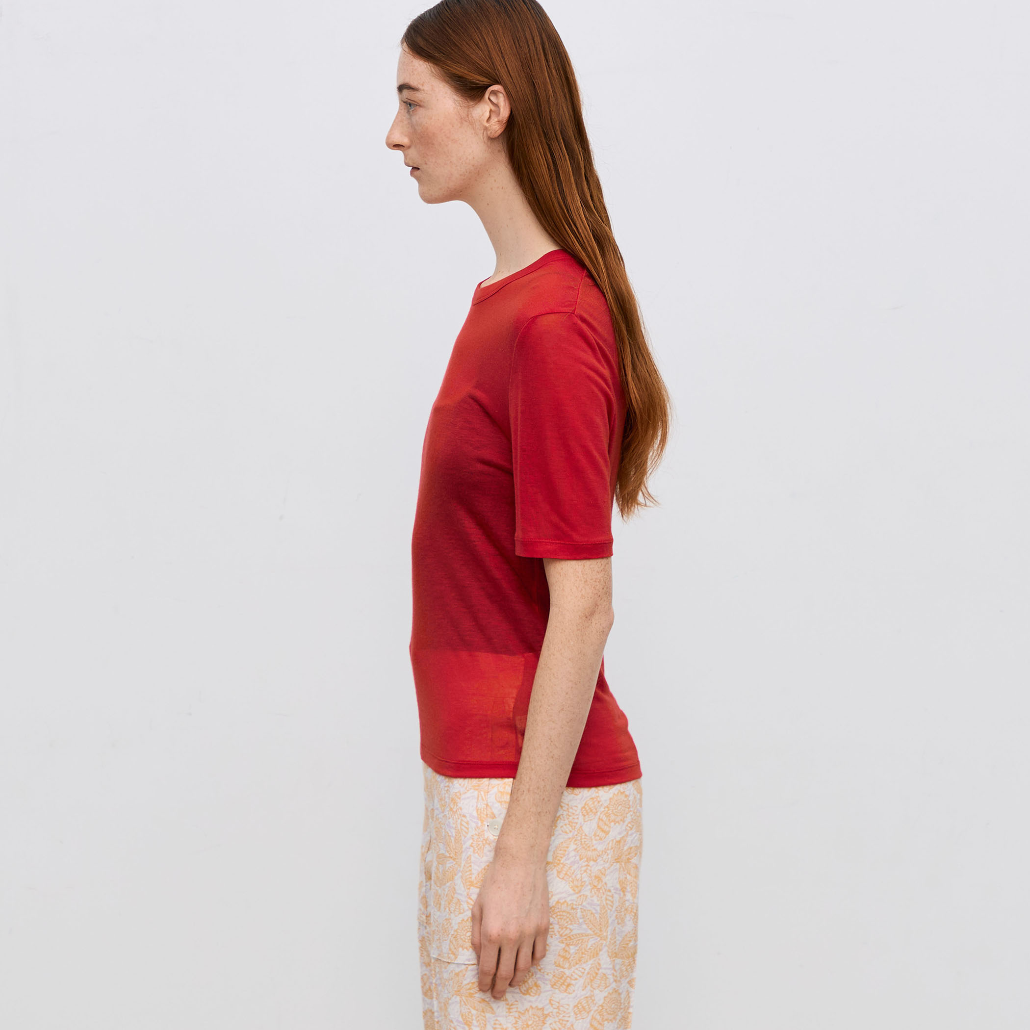 テンセルシルク ベーシックTシャツ｜トゥモローランド 公式サイト