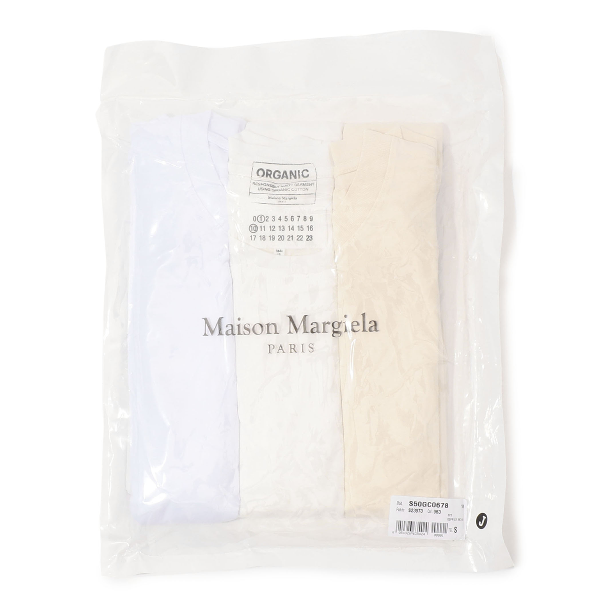 Maison Margiela 3PACK T-SHIRT コットン パックTシャツ 