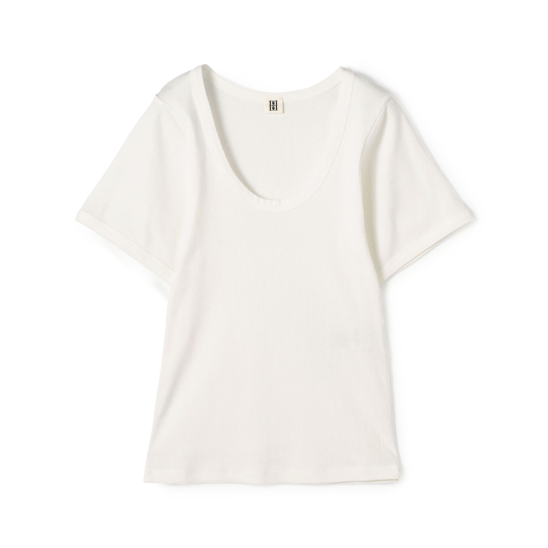 BY MALENE BIRGER LUNAI　UネックTシャツ