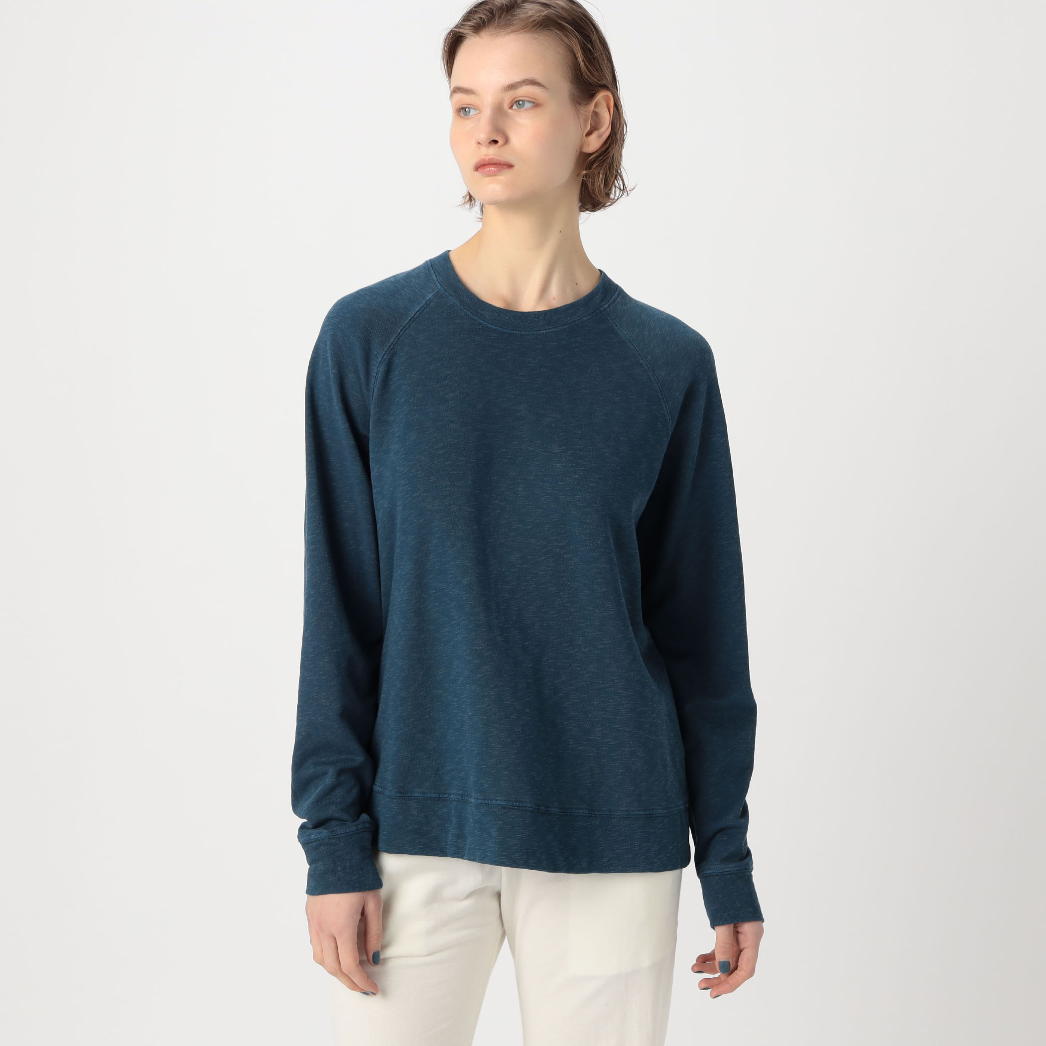 バックパイルスエット ラグランスリーブプルオーバー WXA3657
