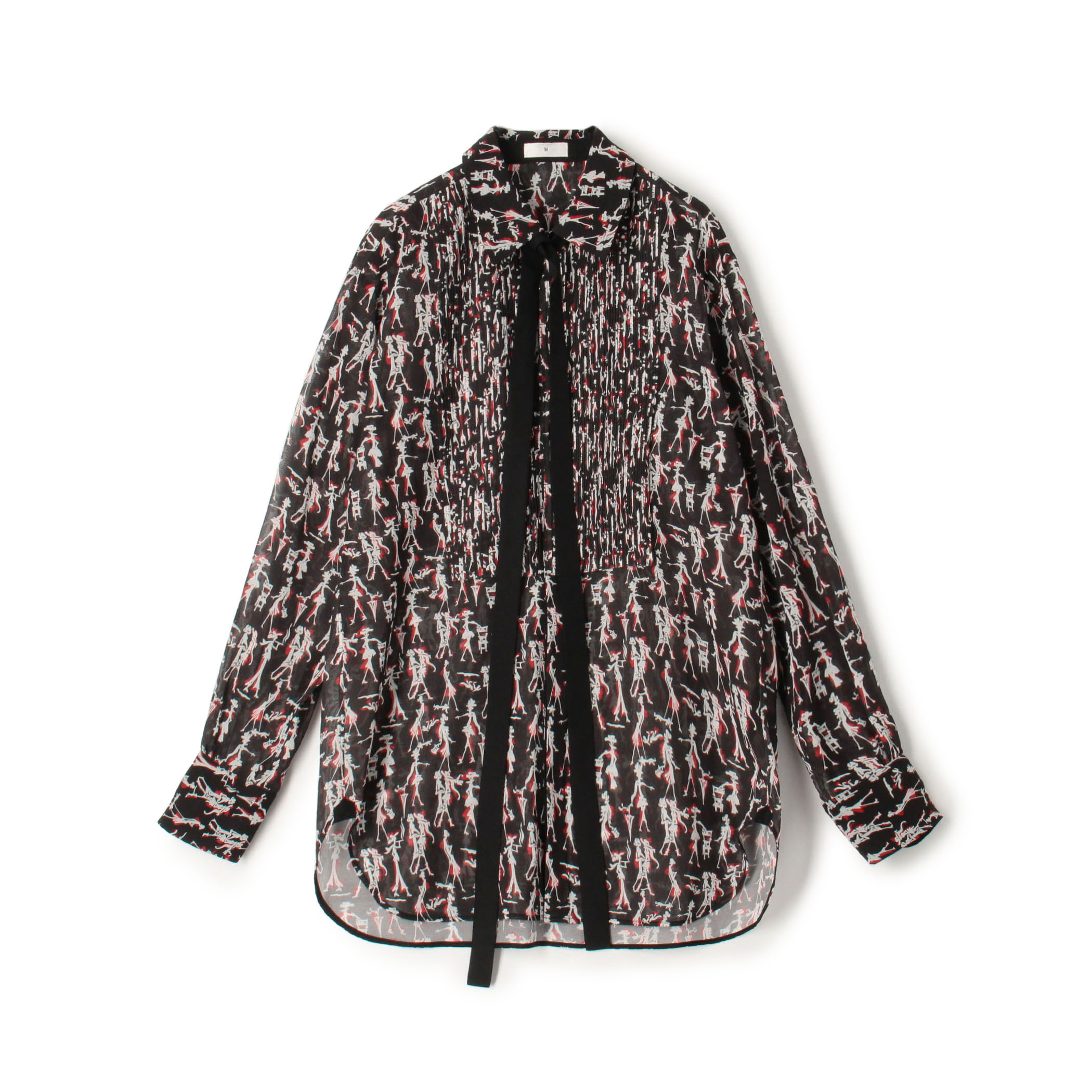 ■コットン CUTE GIRLプリントシャツ