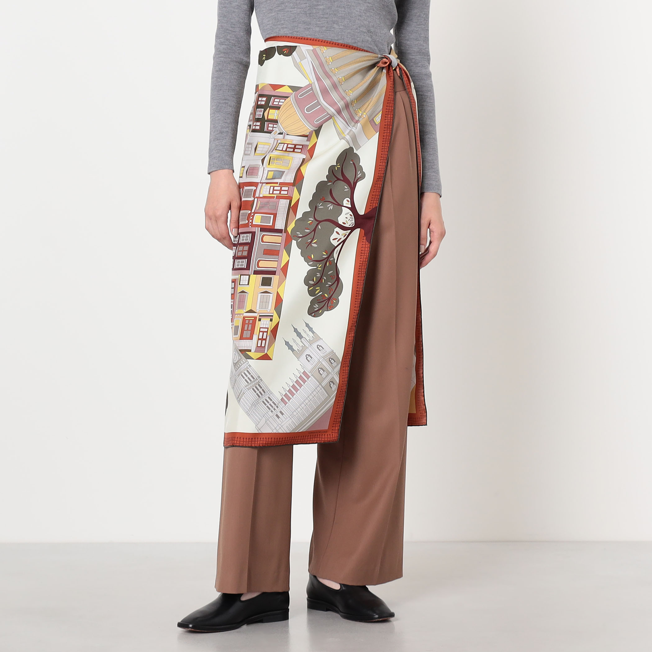 ATELIER TOMORROW LONDON CITY シルクスカーフ｜トゥモローランド 公式