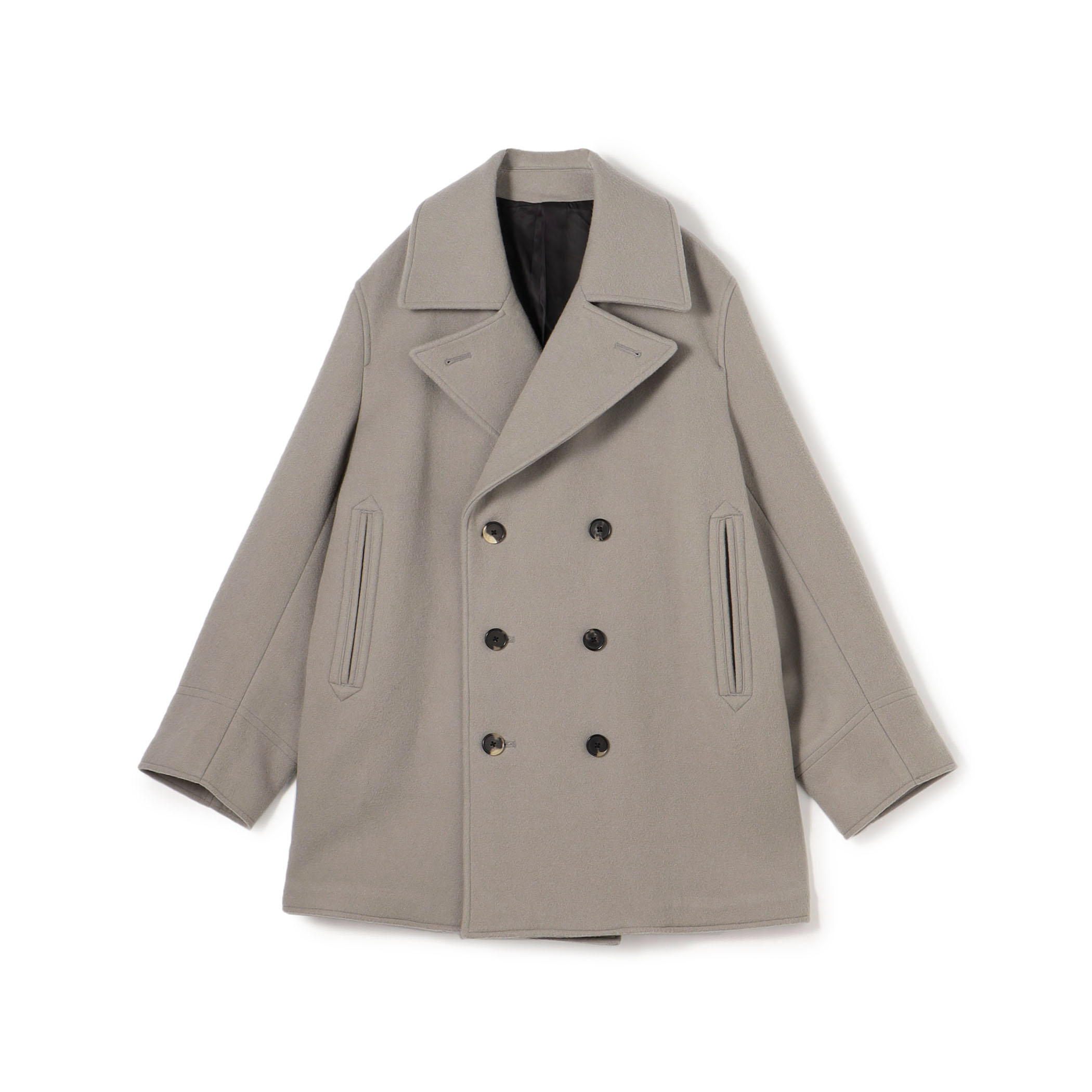 ●The CLASIK PEA COAT カシミヤメルトン ピーコート Joshua Ellis