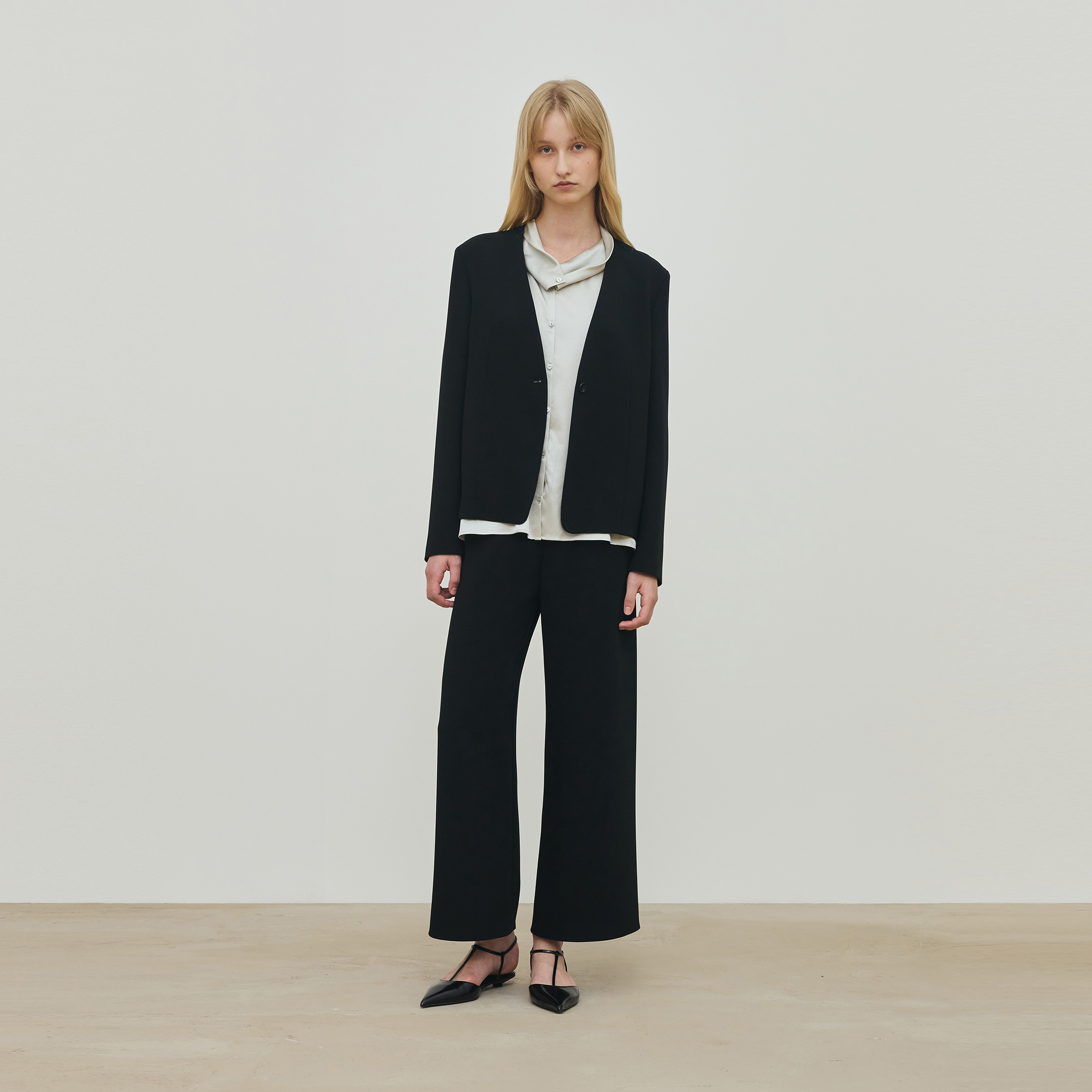 トゥモローランド　DES PRES ライトダブルクロス リラックスパンツ ライトダブルクロス リラックスパンツ｜トゥモローランド 公式通販