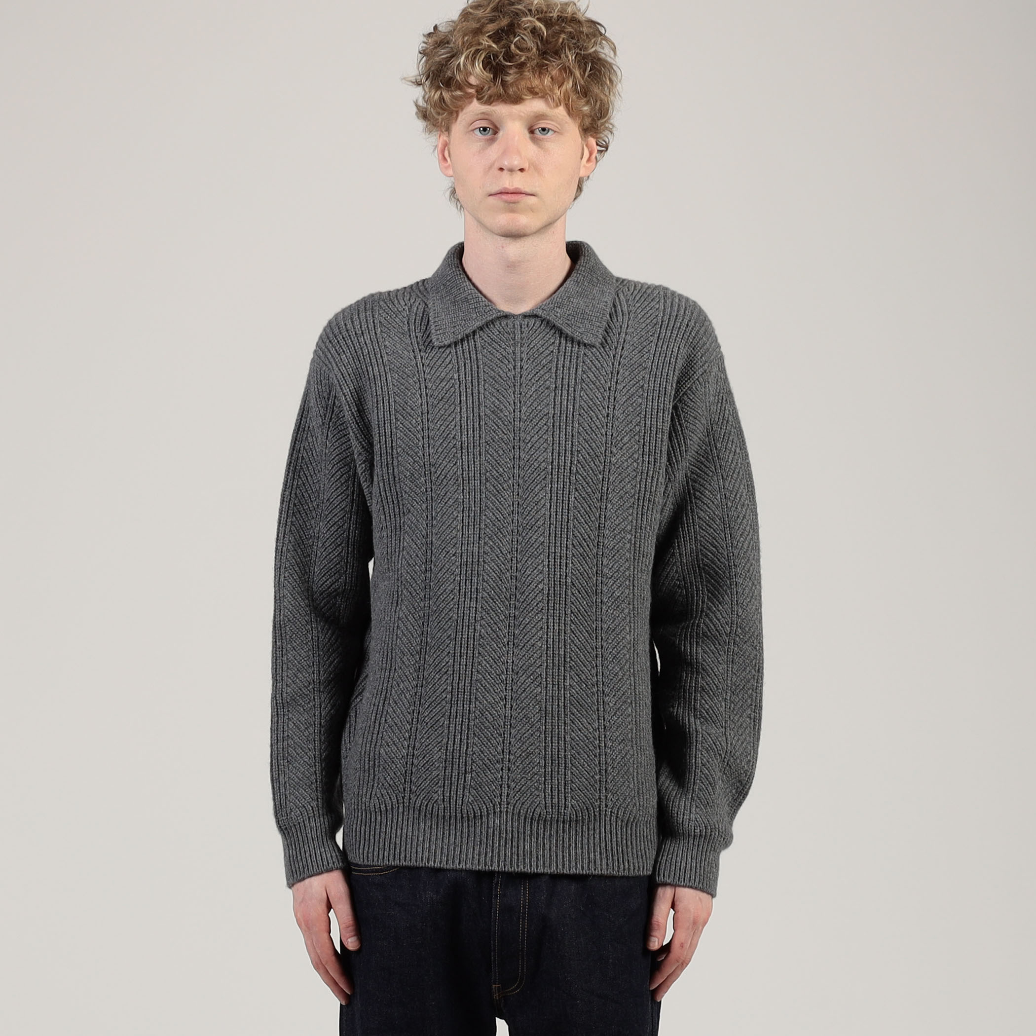 Drake's ウールアルパカ スキッパーニット｜トゥモローランド 公式通販