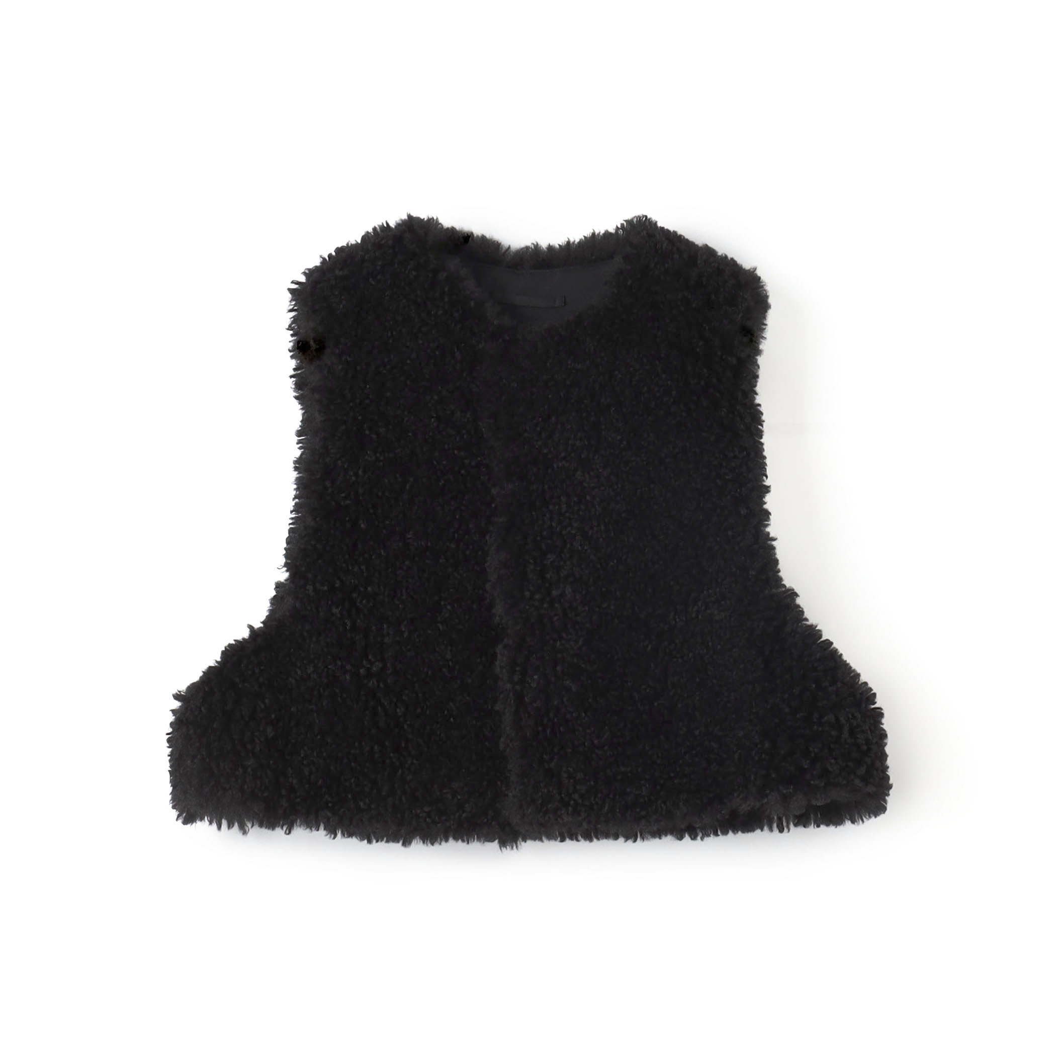 HYKE FAUX SHEARLING VEST