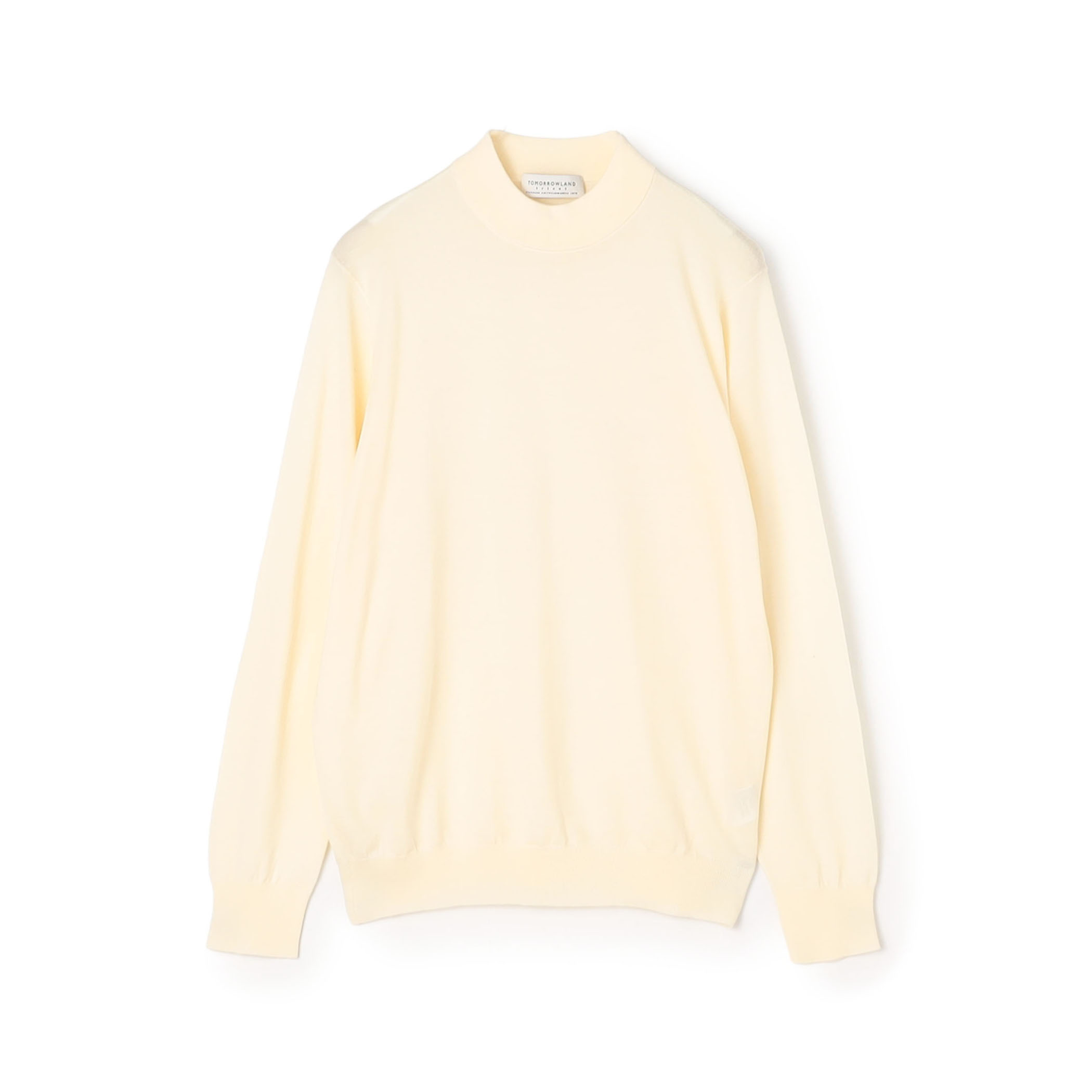 TOMORROWLAND tricot スーパーファインメリノウール モックネックニット S-WOOL