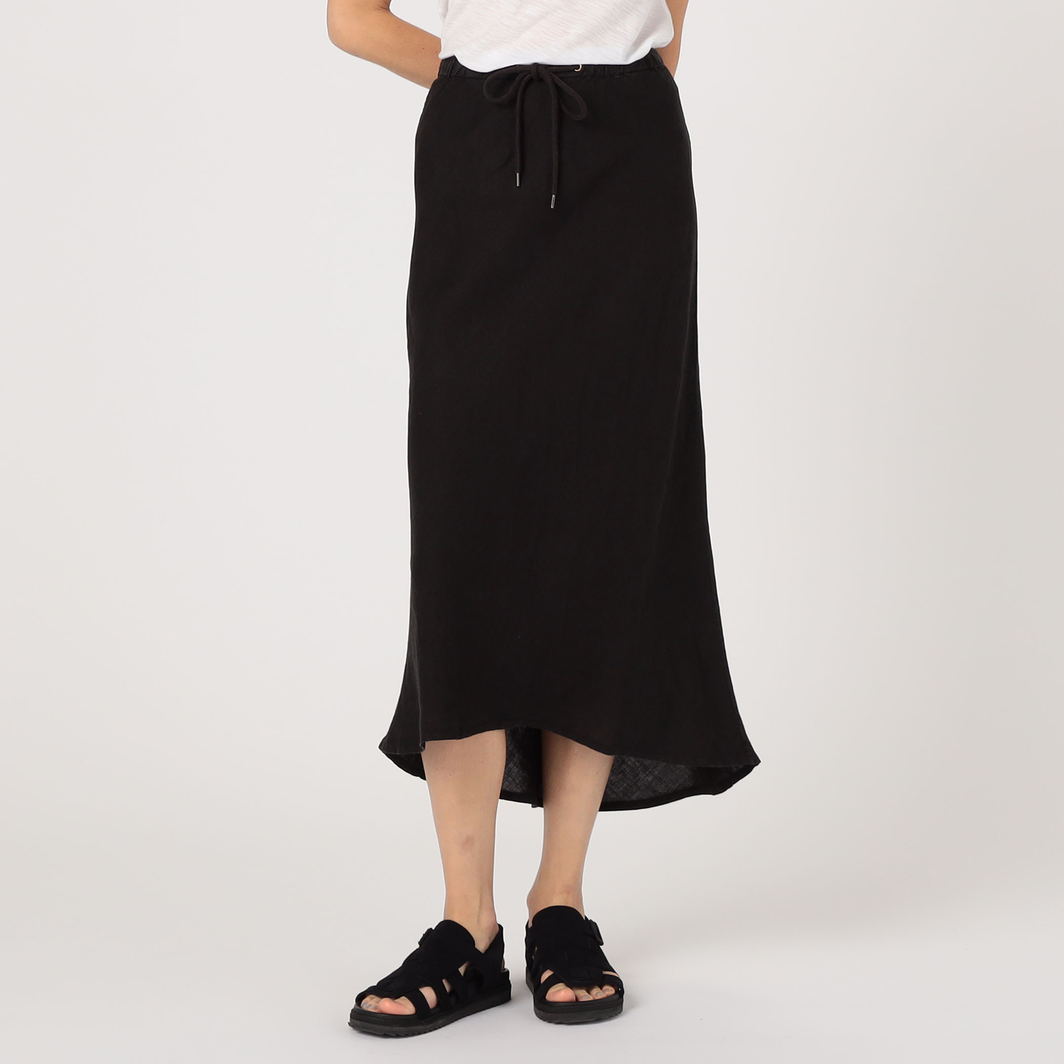 ライトウェイトリネン ハイロースカート WKO5983｜トゥモローランド