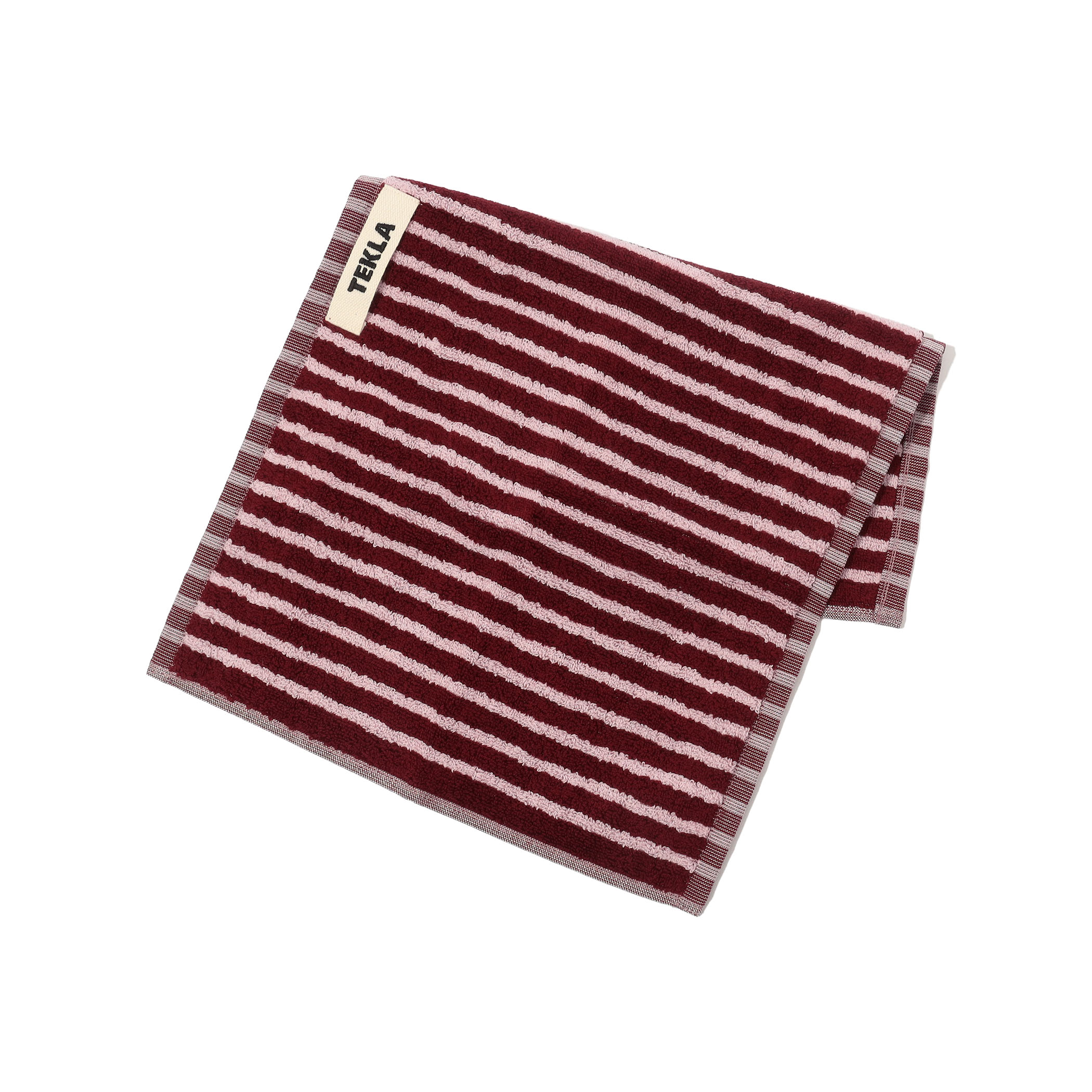 TEKLA Terry ゲストタオル ストライプ 30&times;50
