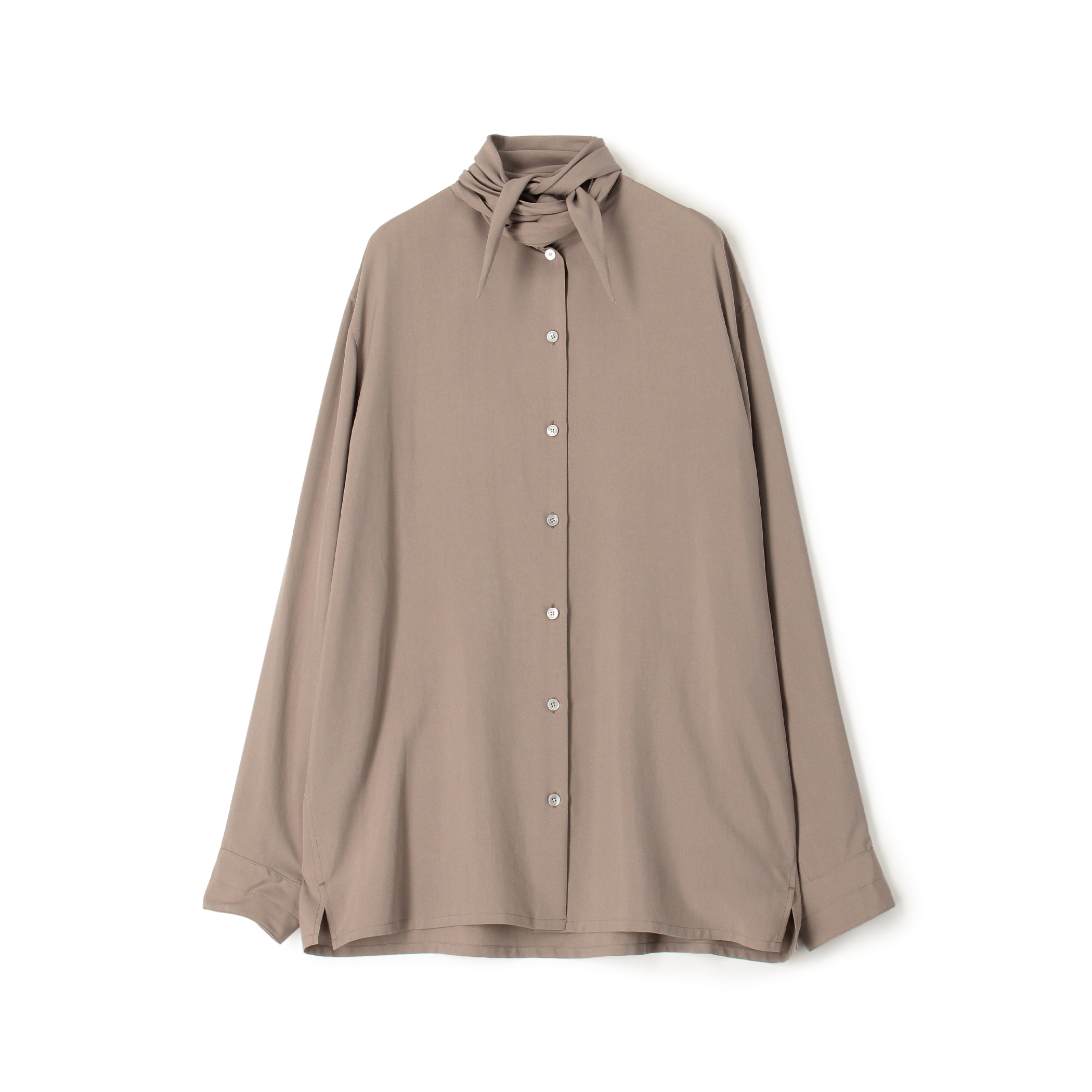 LEMAIRE TIE NECK SHIRT｜トゥモローランド 公式通販