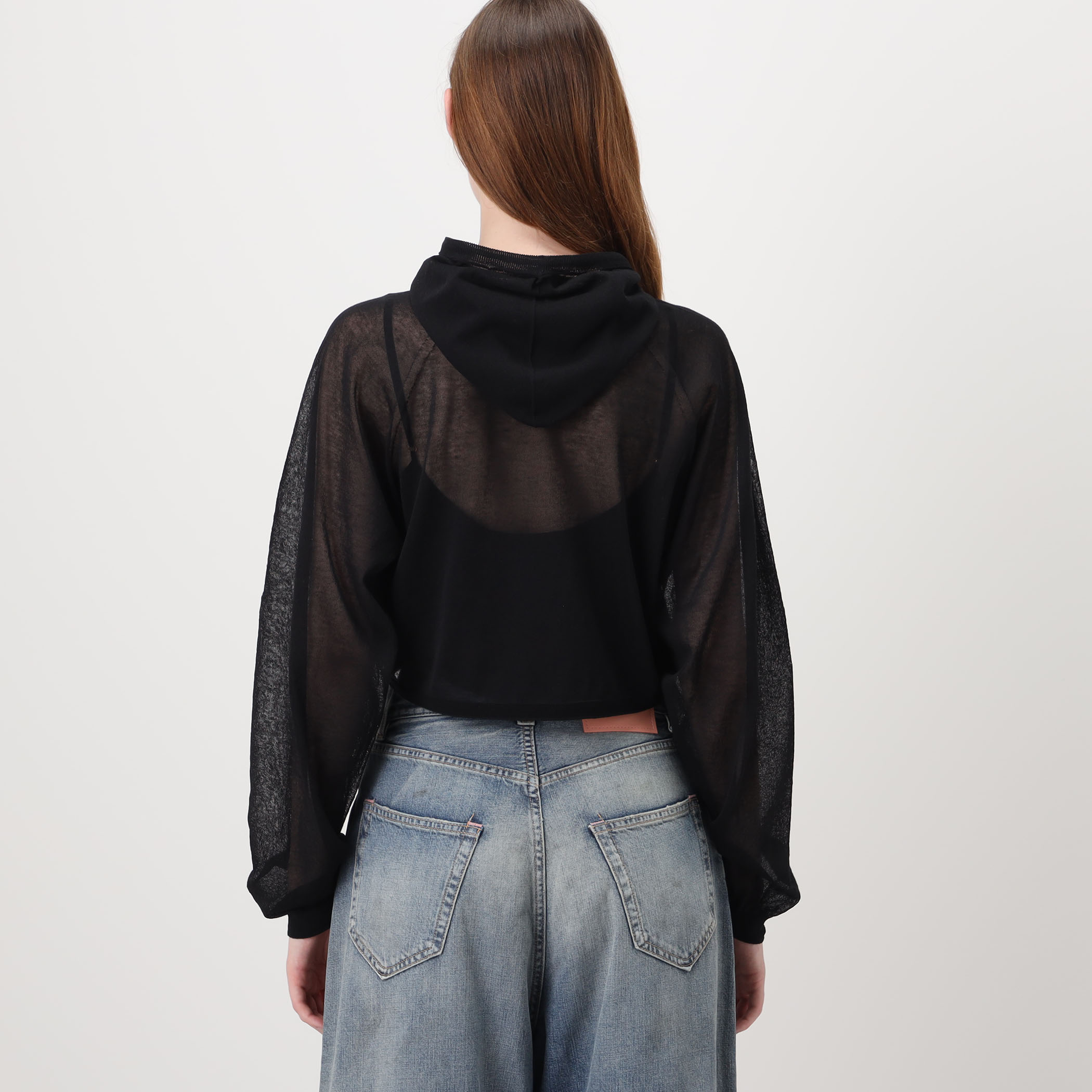 CFCL TC LUCENT CROPPED HOODIE シアーフーディー｜トゥモローランド