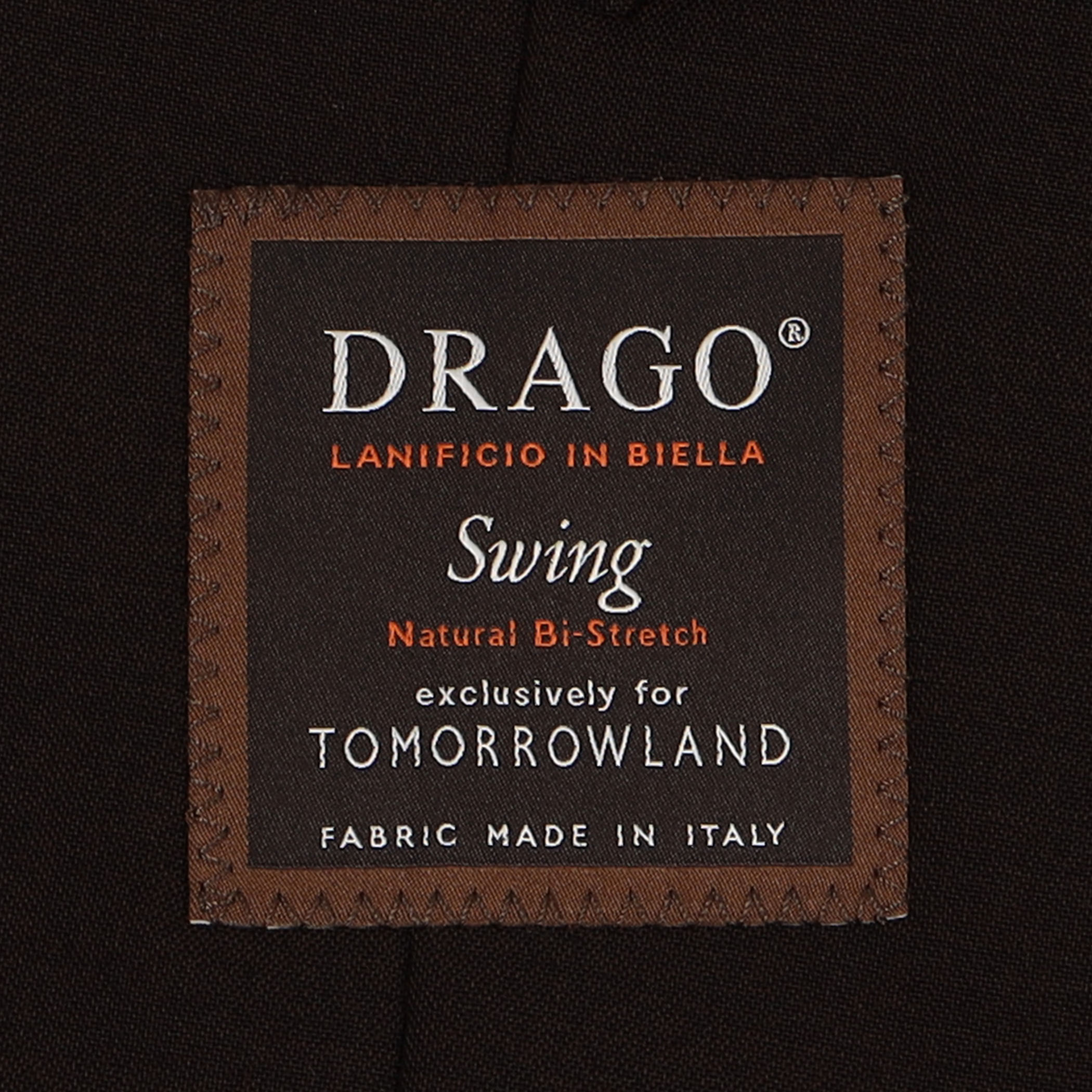 Super130'sウール シングルブレステッド2Bジャケット Drago Swing