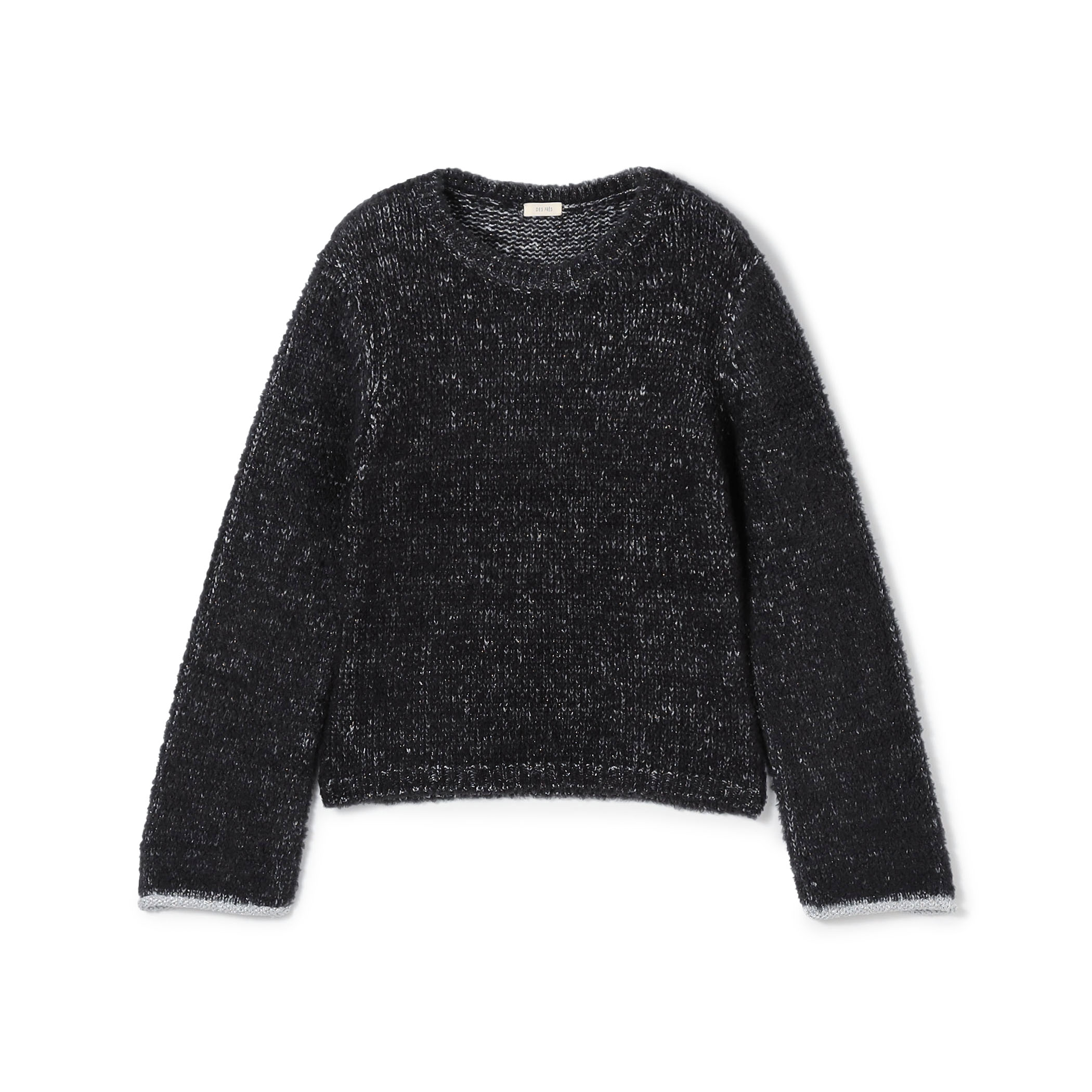 グリッターウールファー ラウンドネックプルオーバー