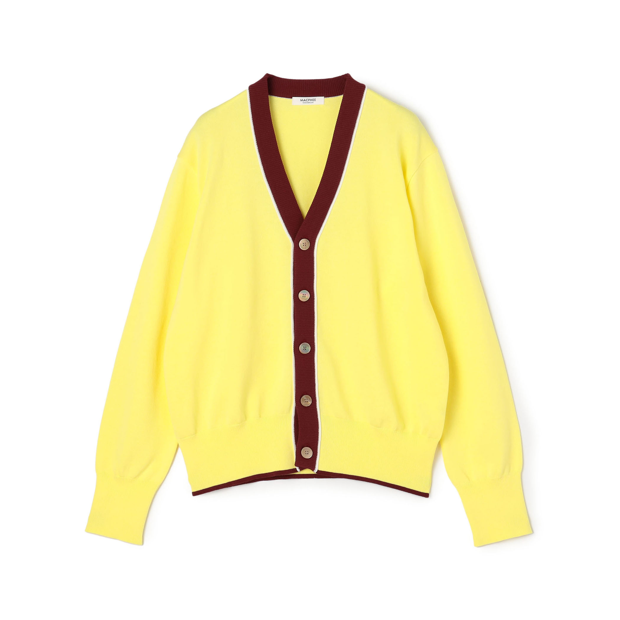 ドライコットン Vネックカーディガン