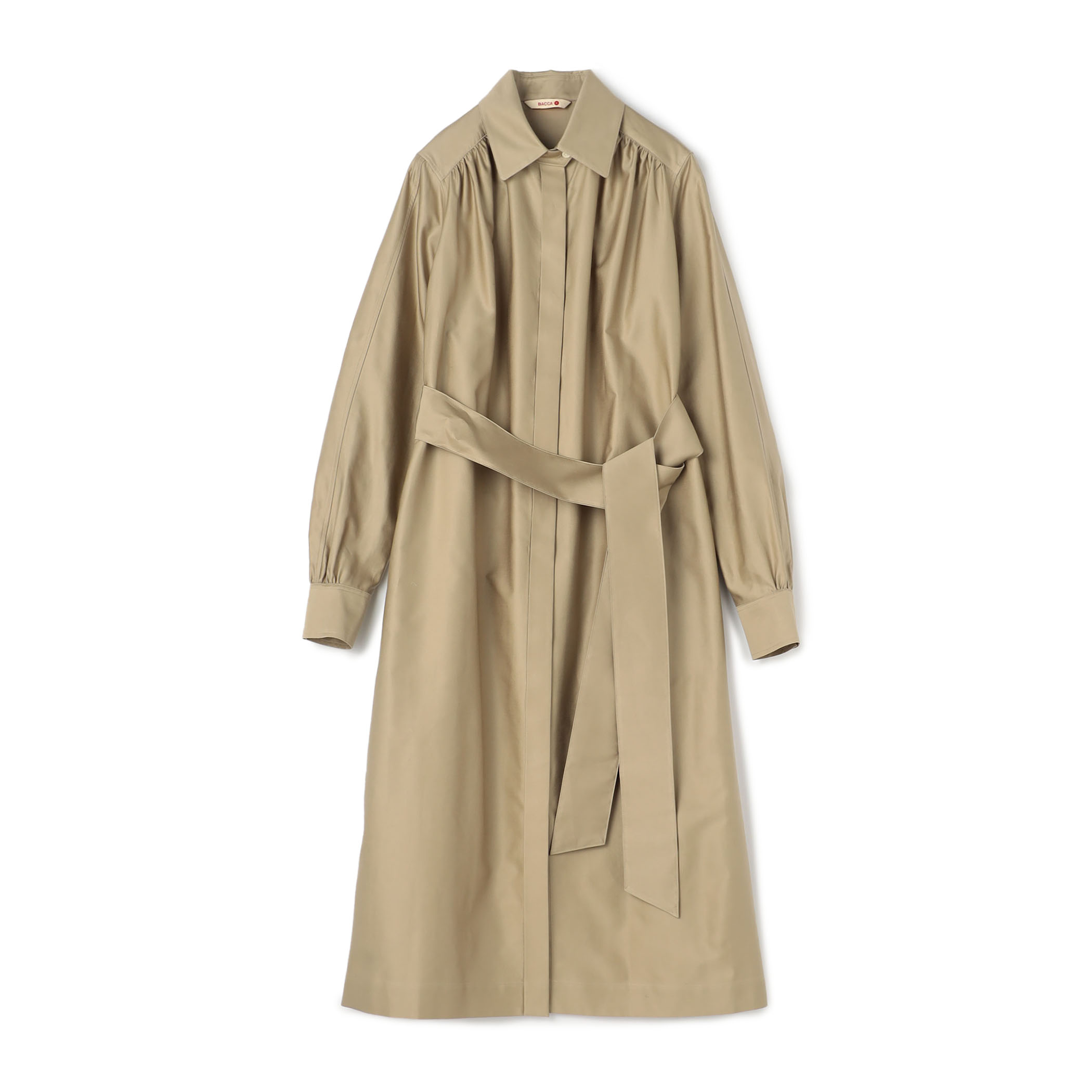 ■コットンバックサテン コートドレス