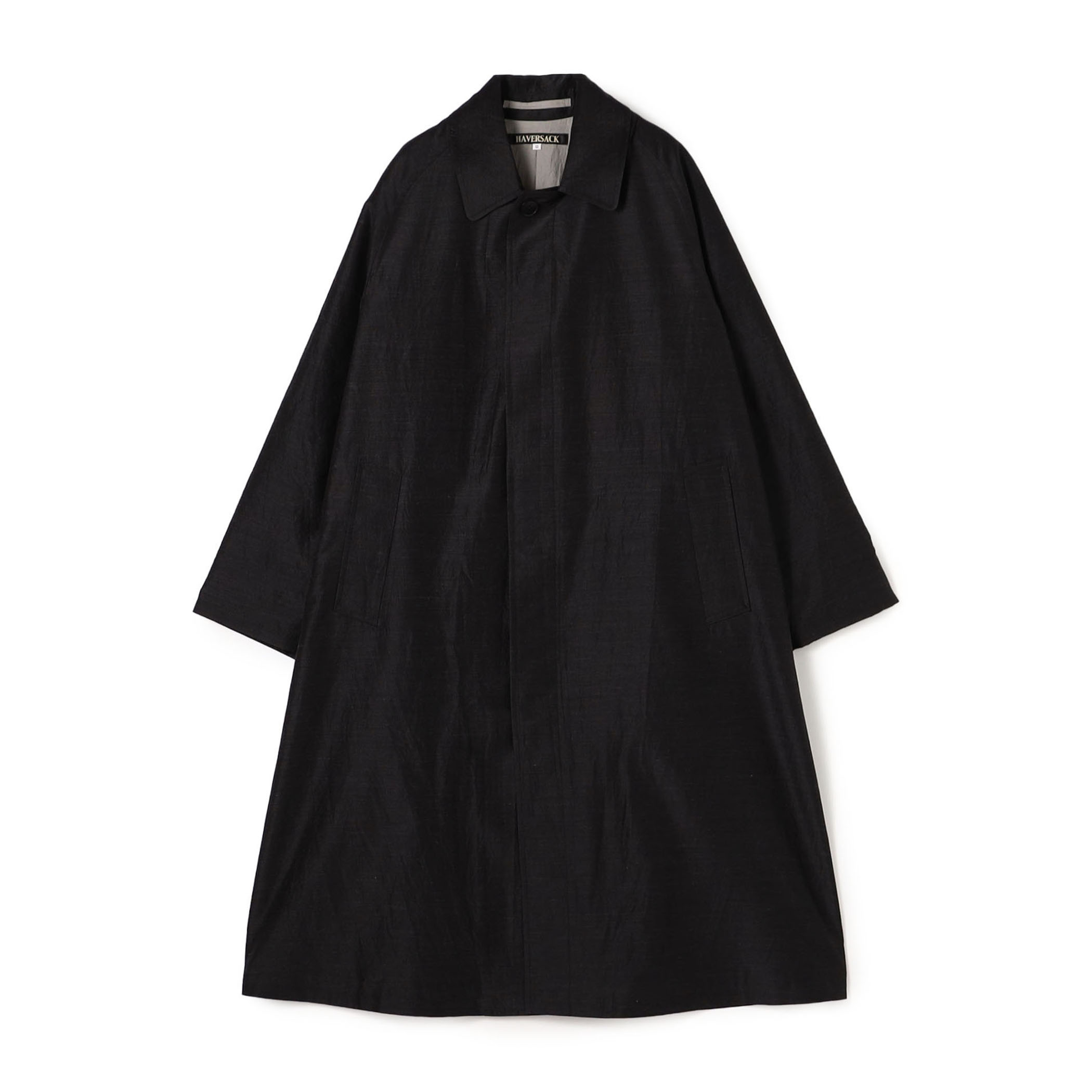 HAVERSACK ウールシルク バルカラーコート