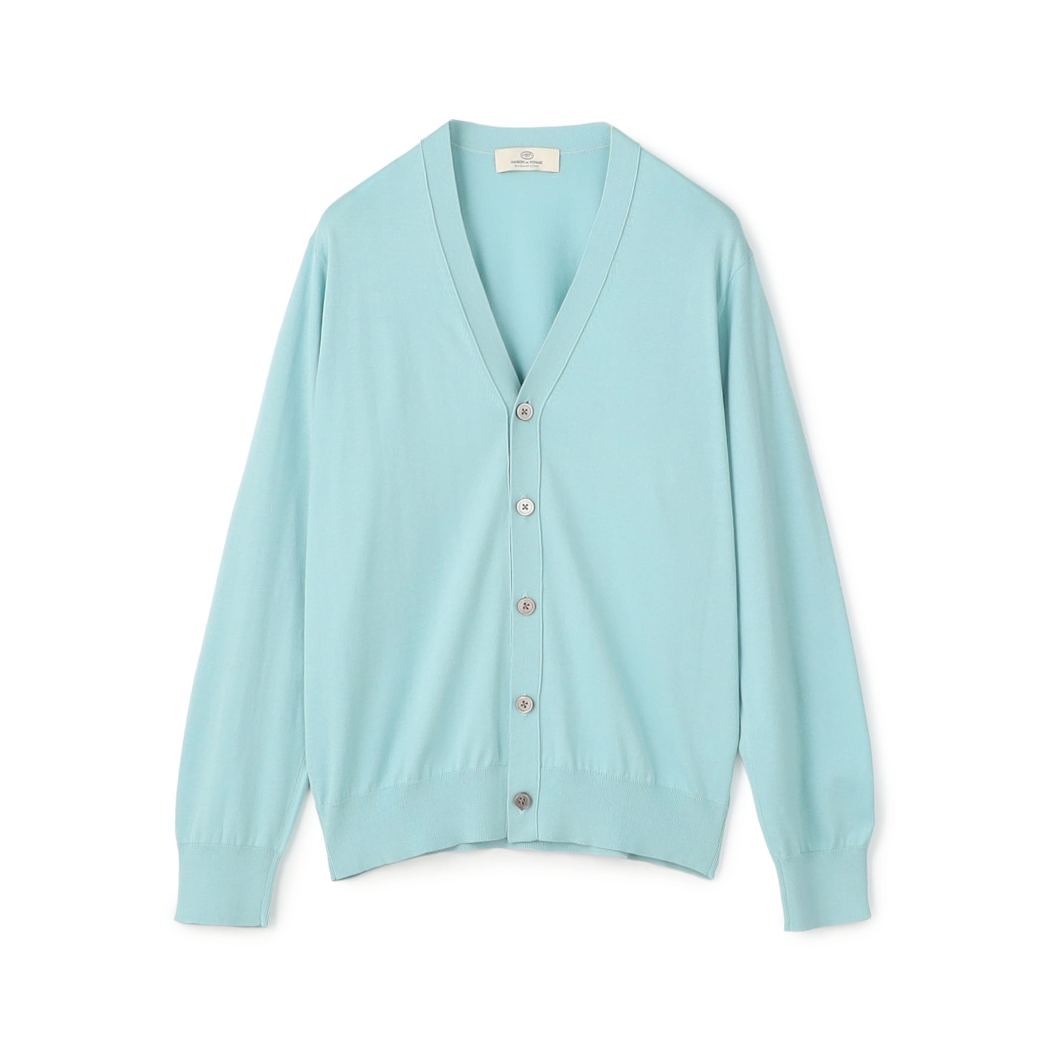 シーアイランドコットン Vネックカーディガン