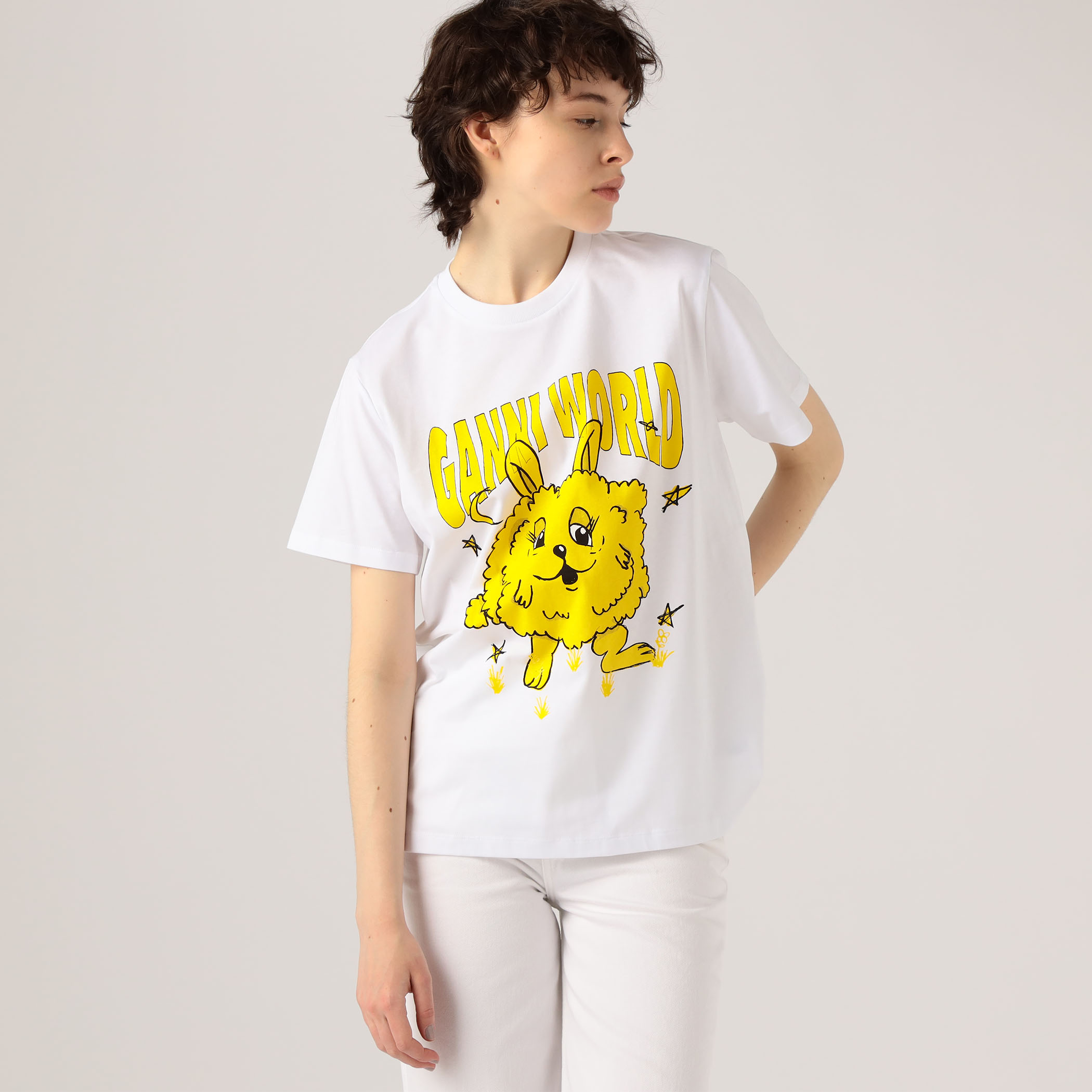 GANNI プリント Tシャツ｜トゥモローランド 公式通販