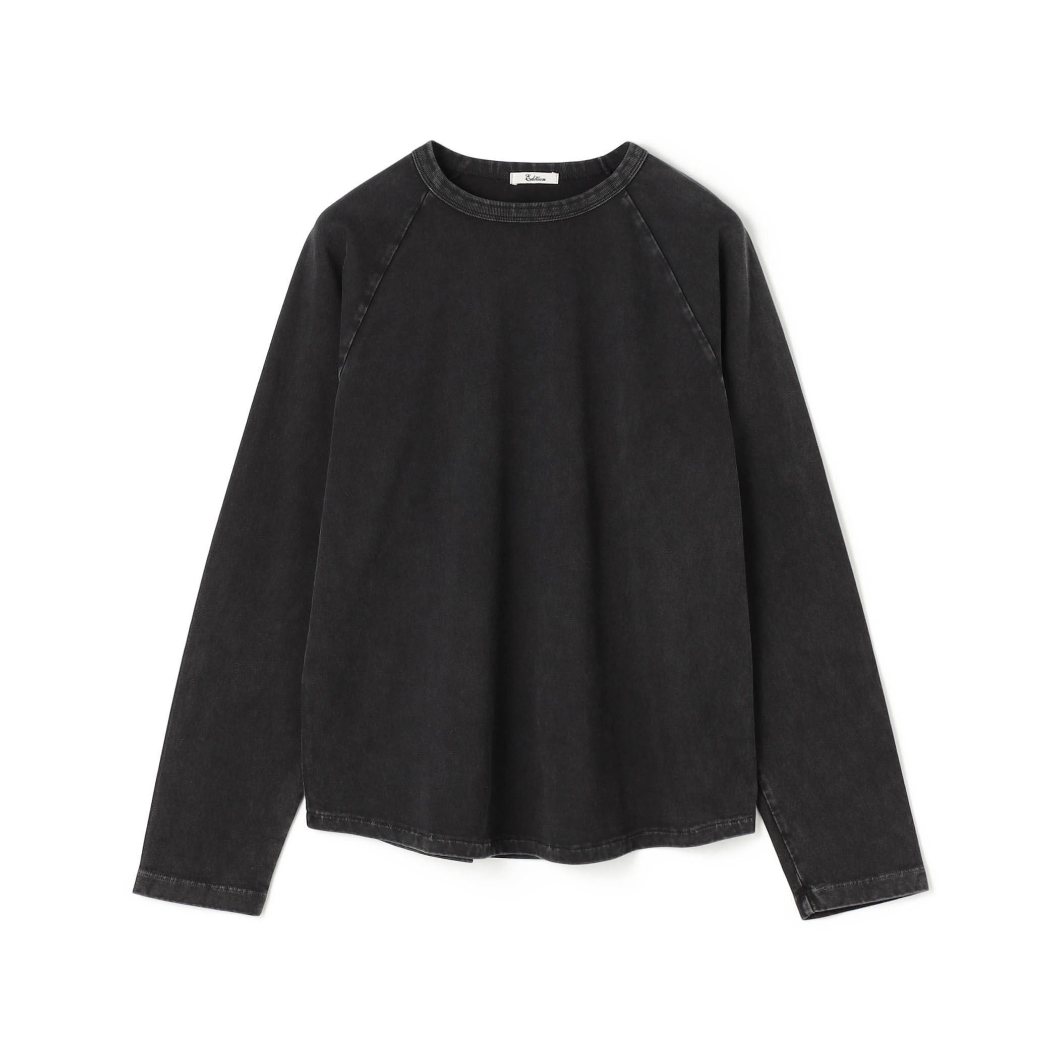 コットンガーメントダイ ロングスリーブプルオーバー