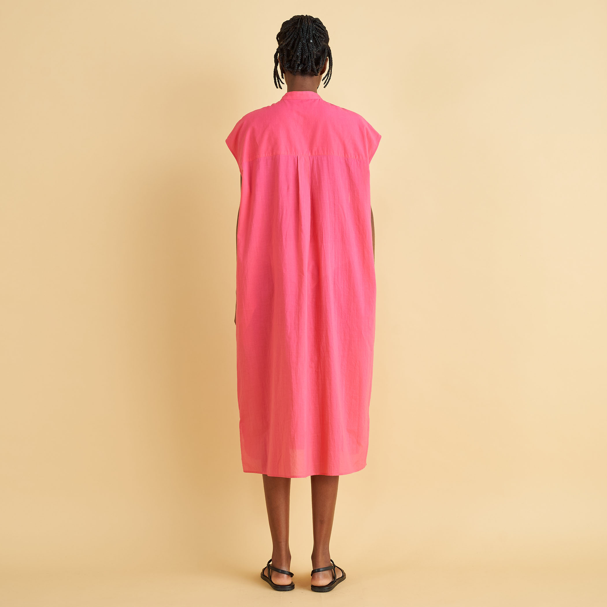 Galerie Vie インドコットン スタンドカラーシャツワンピース item6dd61dc8c7ba11ed9a510242ac