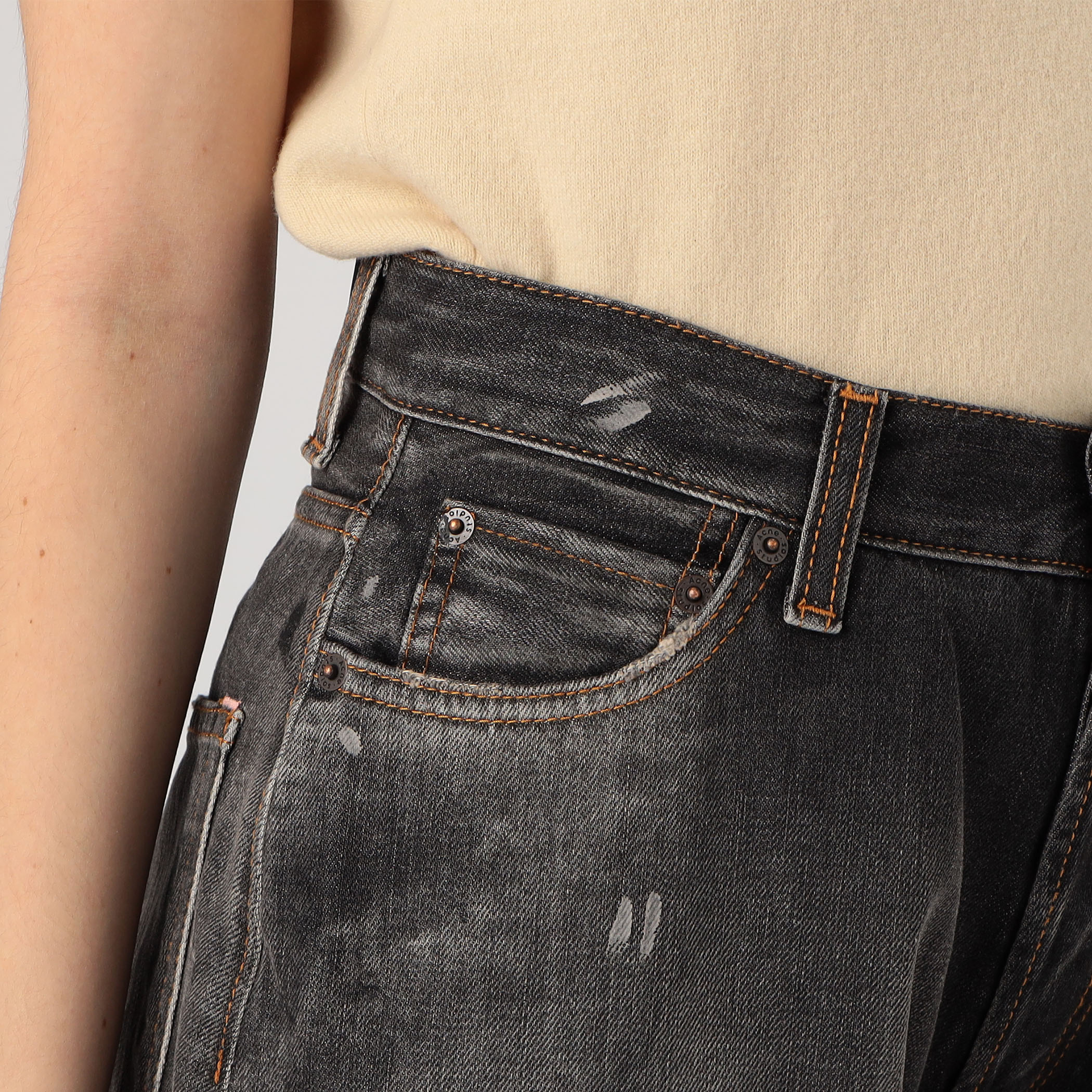 Acne Studios 2023 U BLACK TRAFALGAR デニムパンツ｜トゥモローランド