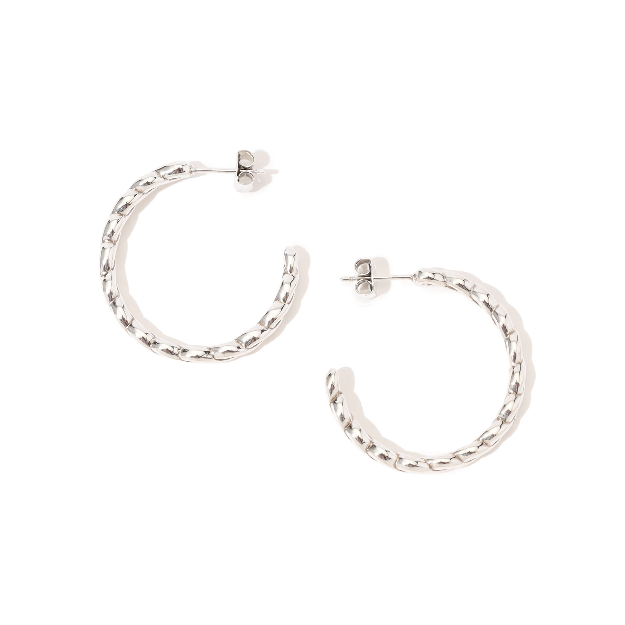 ゆきんこ　PHILIPPE AUDIBERT シルバー フープピアス iteme4a52a44016411f0b8a10242ac