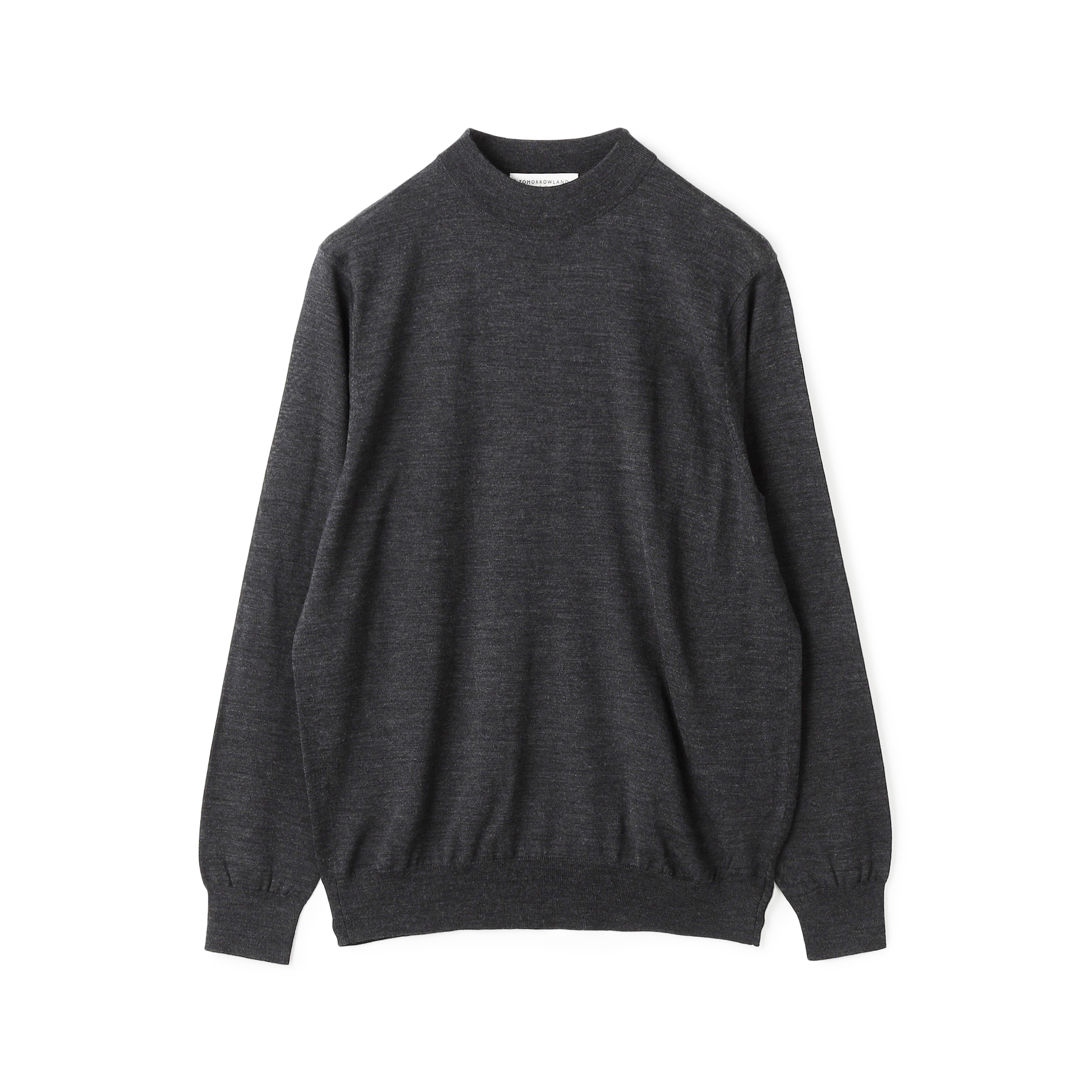 ■TOMORROWLAND tricot スーパーファインメリノウール モックネックプルオーバー
