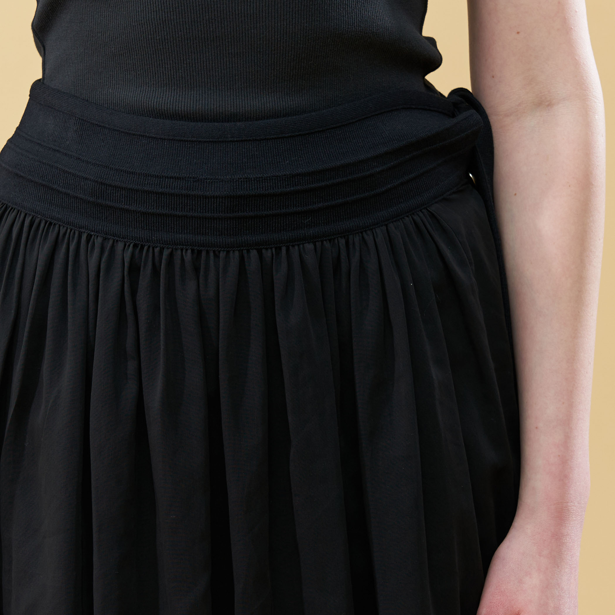 コットンオーガンジー 2-wayギャザースカート｜トゥモローランド 公式通販