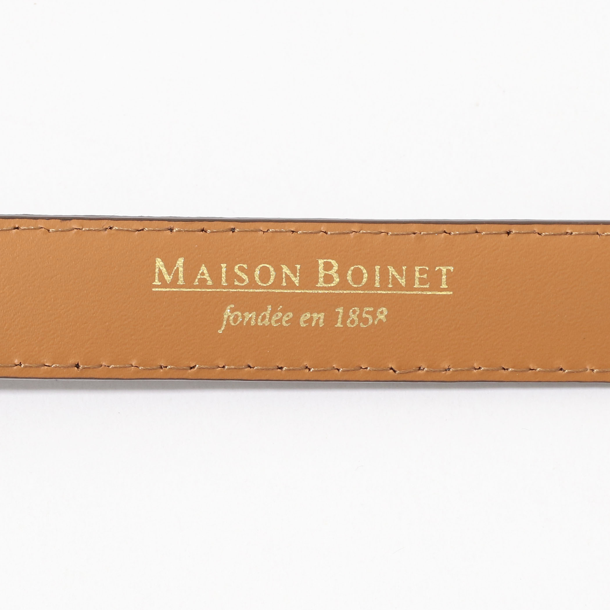 【MAISON BOINET/メゾンボワネ】レオパードハラココンチョベルト MAISON BOINET（メゾンボワネ）の「【MAISON BOINET】 ハラコ