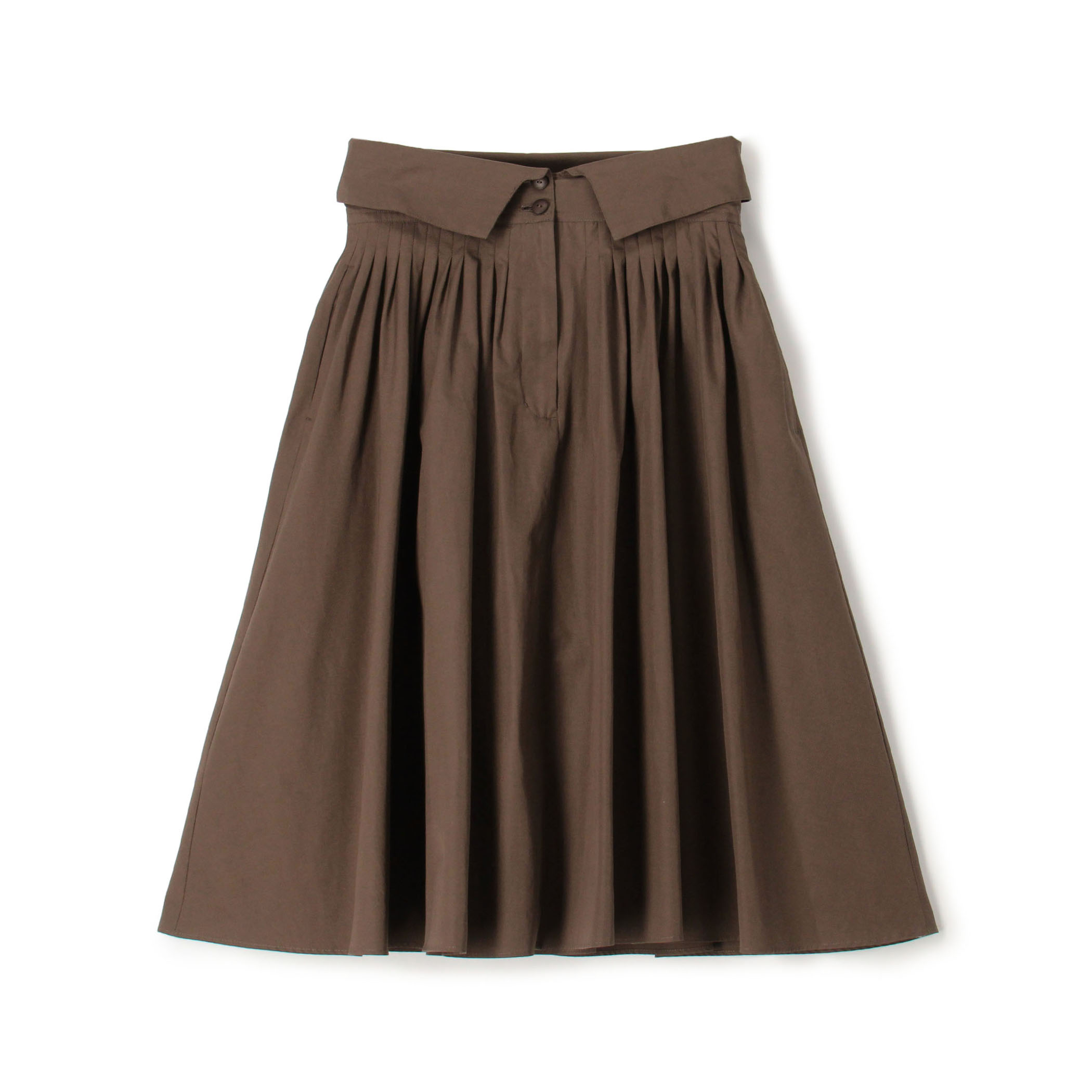 【WEB先行予約】コットンタイプライター ウエストタックスカート