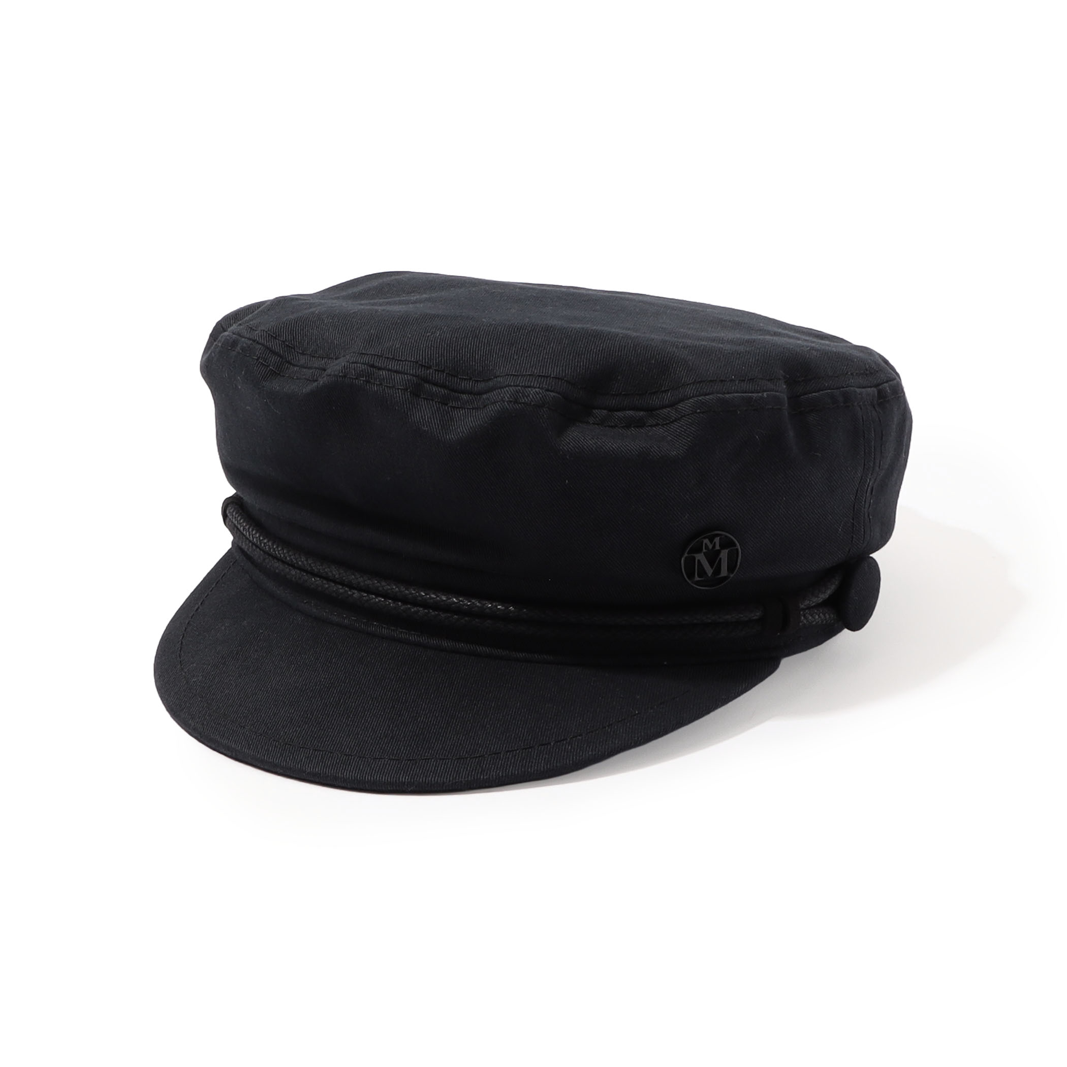 MAISON MICHEL New Abby Black Cotton キャスケット｜トゥモローランド