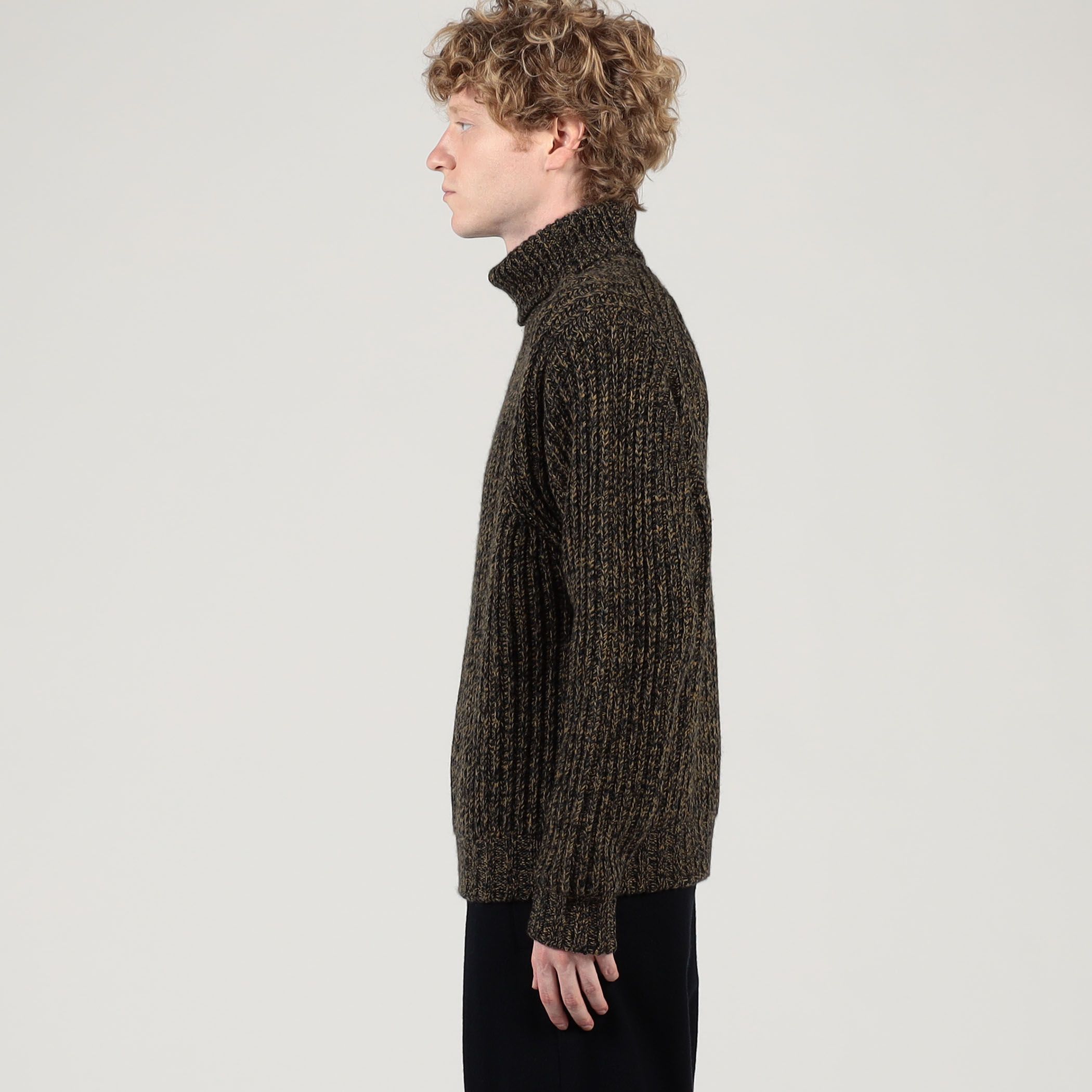 TOMORROWLAND Tricot ウールカシミヤ メランジニット タートルネック