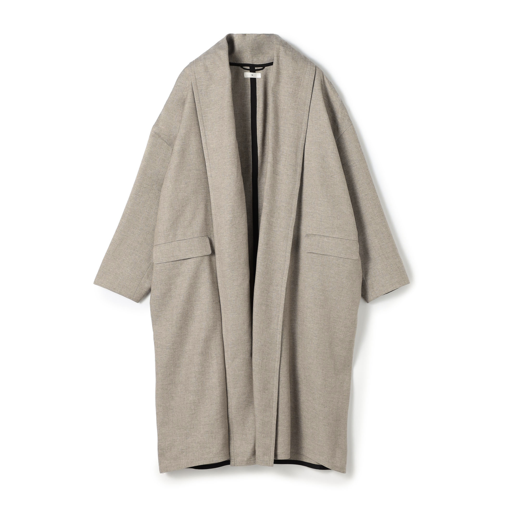 【高級オーガニックリネン】EILEEN FISHER ショールカラーテーラード 高級オーガニックリネン】EILEEN FISHER ショールカラーテーラード