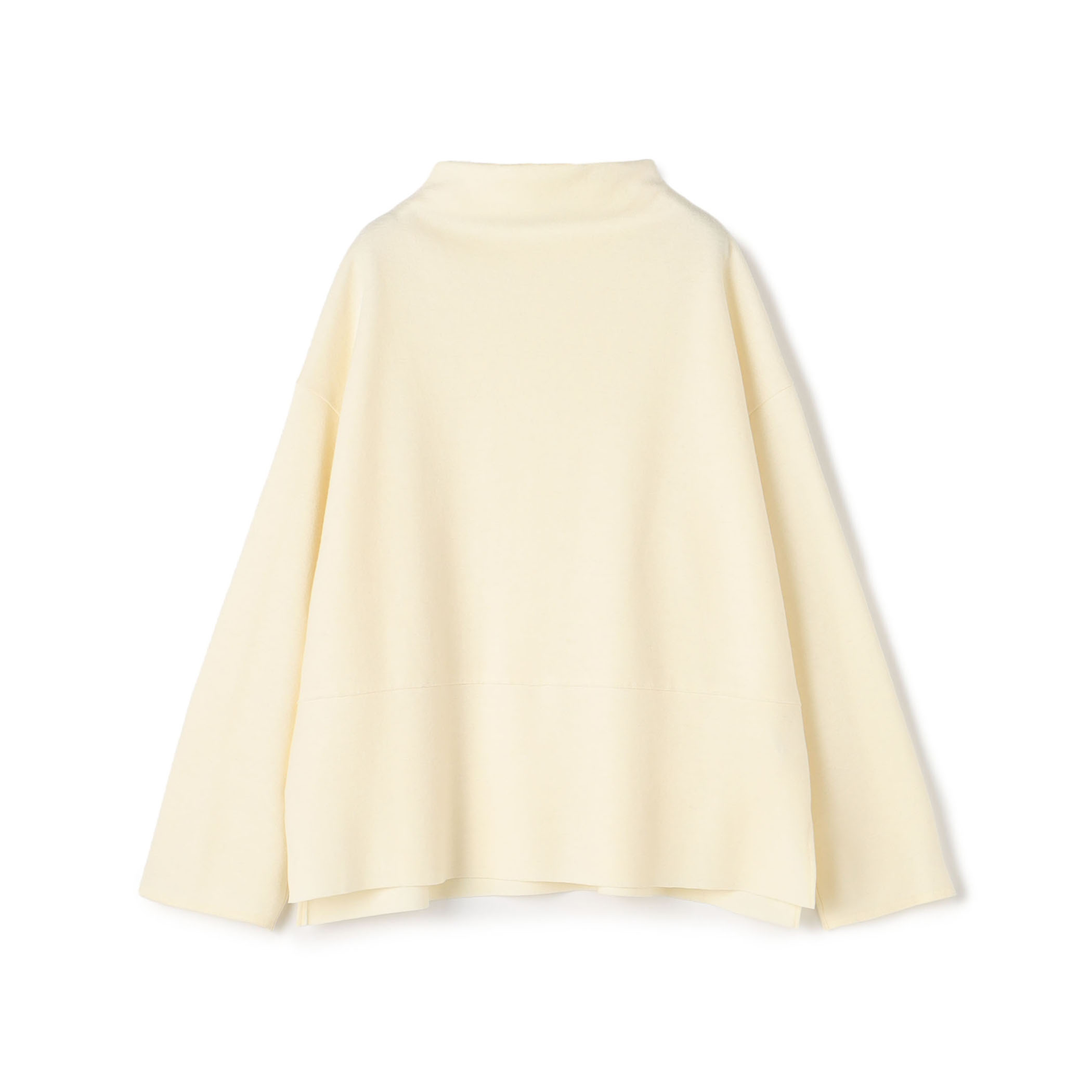 ウールミルドスムース ビルドネックプルオーバー